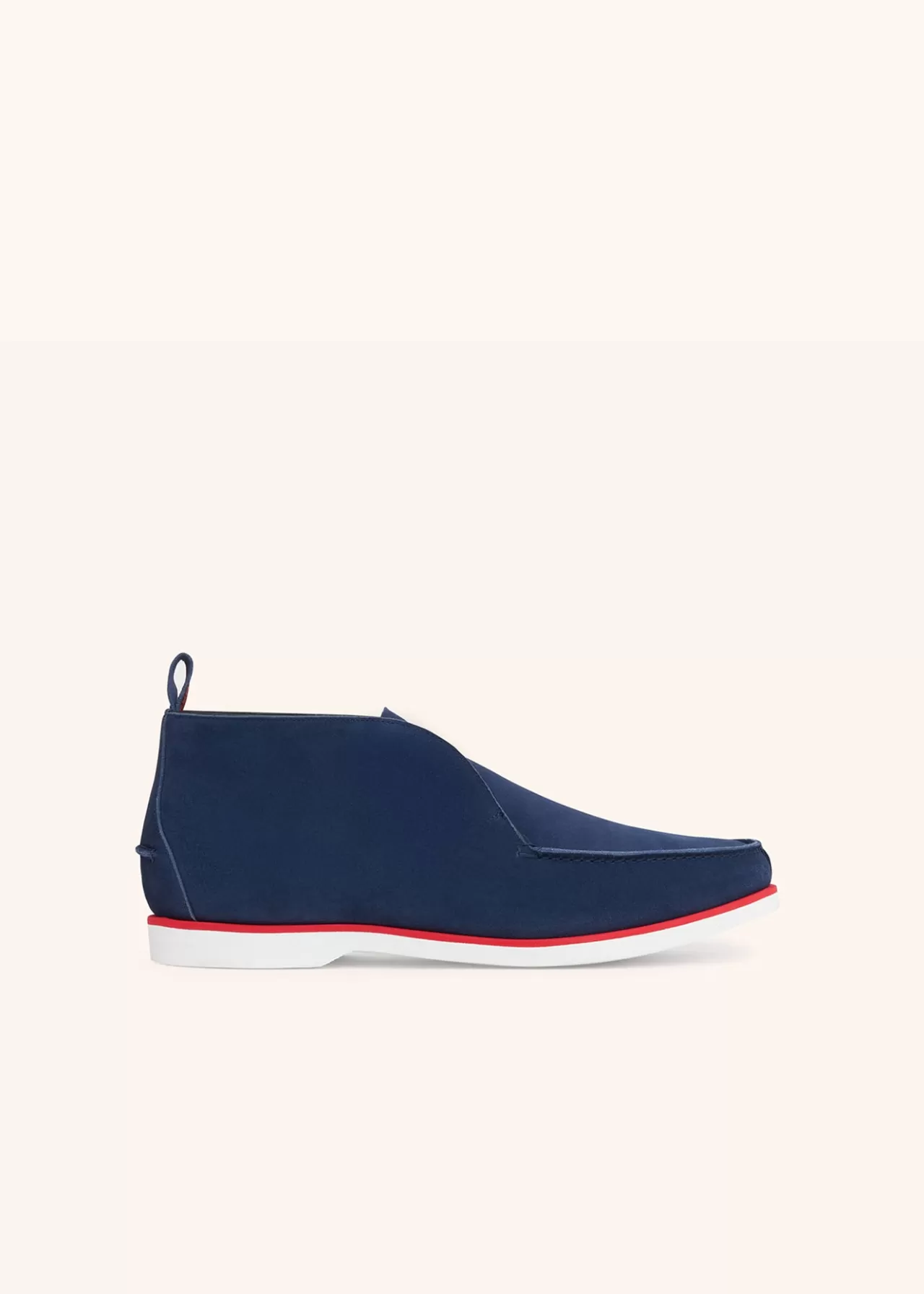 Store Kiton Ankle Shoes Calfskin Royal Blue