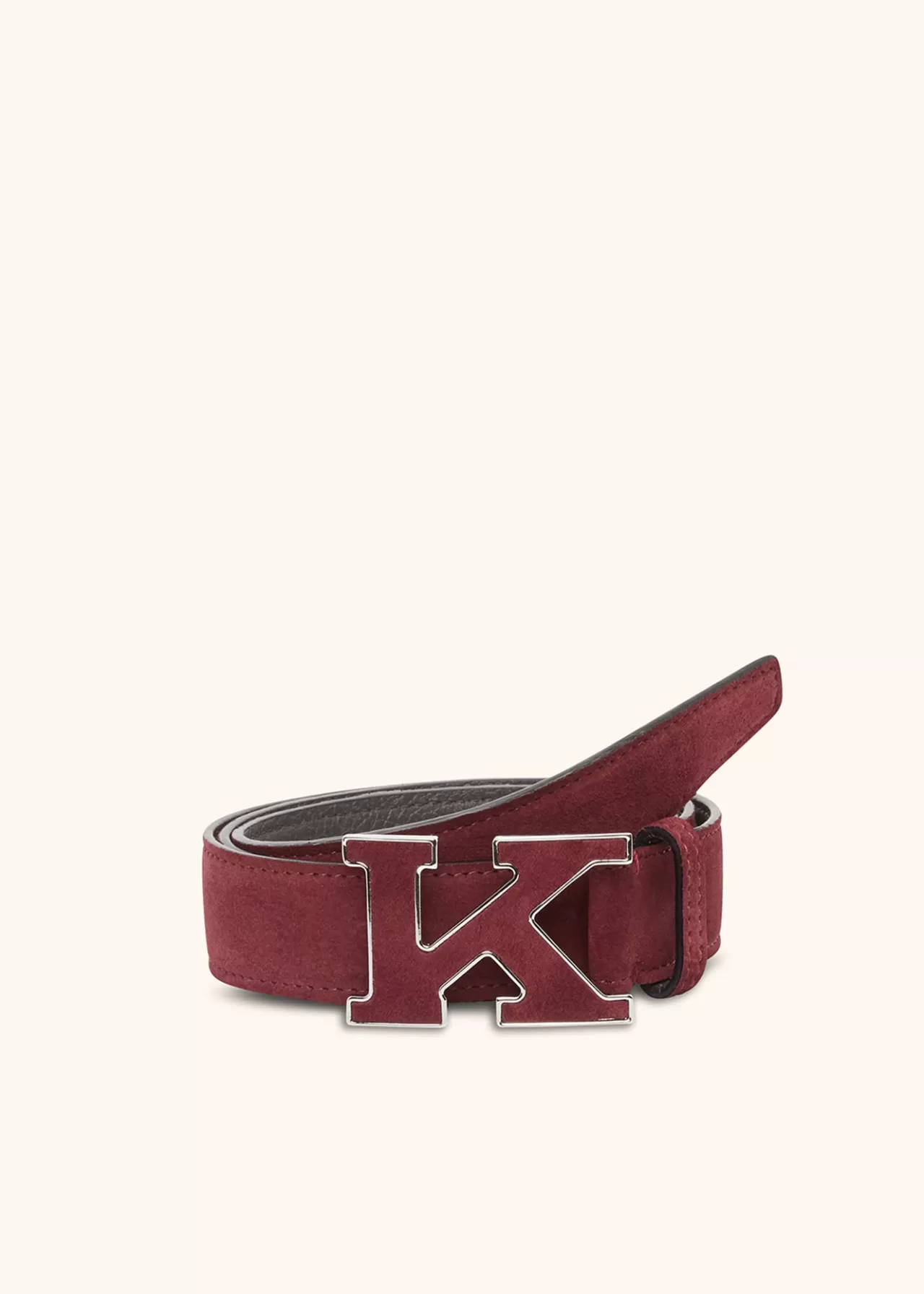 Hot Kiton Belt Calfskin Bordeaux