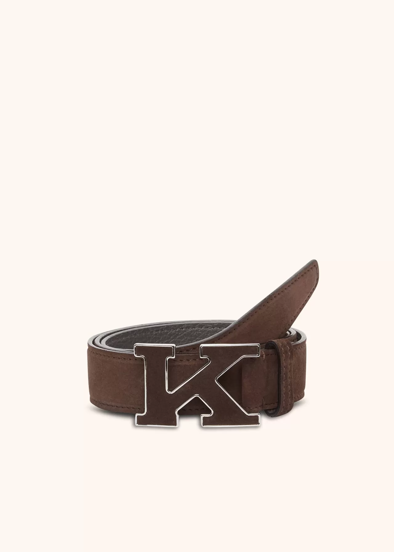 Discount Kiton Belt Calfskin Chestnut