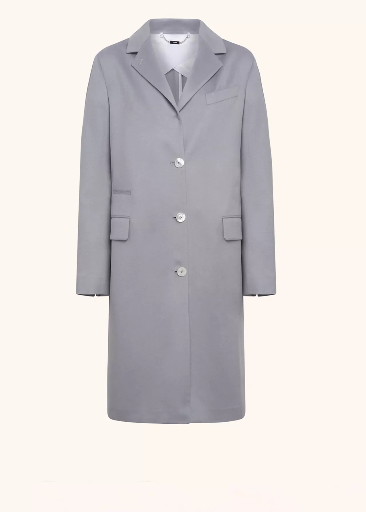 Best Kiton Coat Cashmere Grey