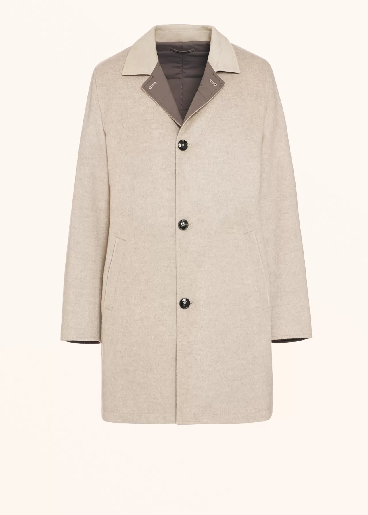 Hot Kiton Coat Cashmere Beige