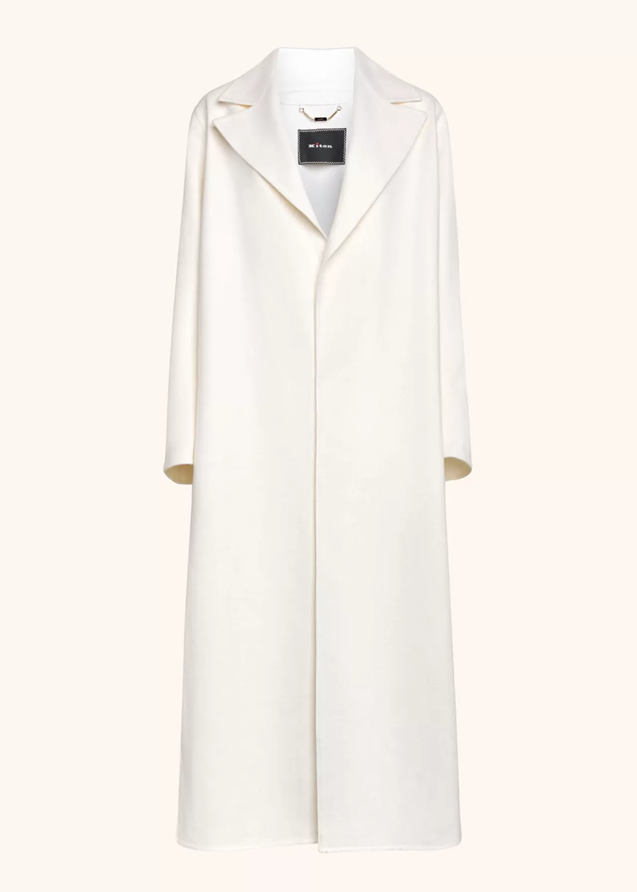 Fashion Kiton Coat Cashmere White