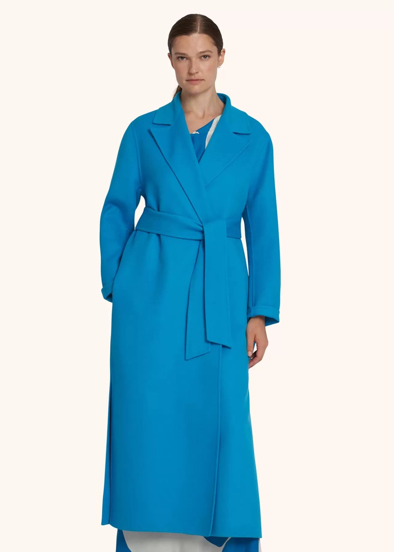 Flash Sale Kiton Coat Cashmere Turquoise