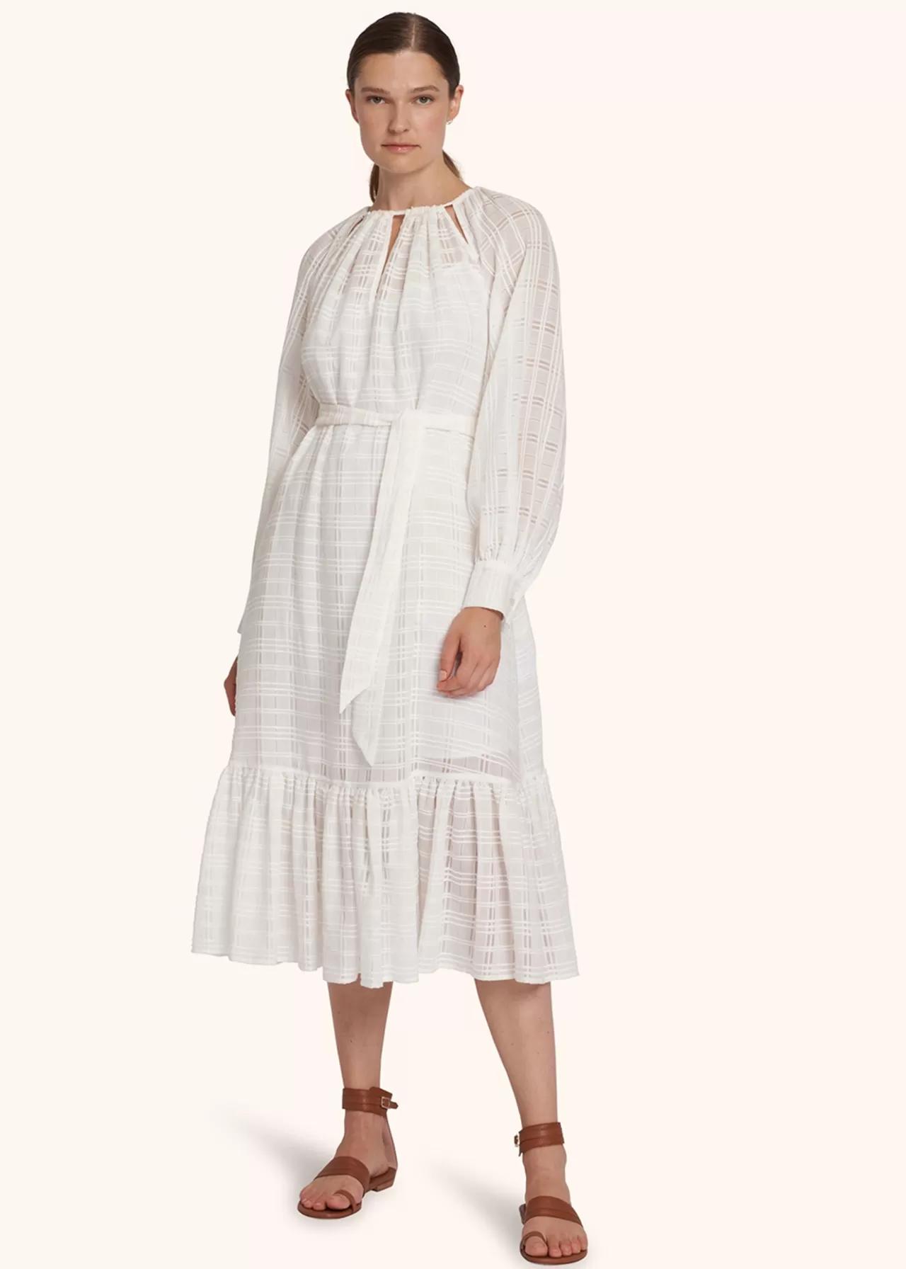 Clearance Kiton Dress Cotton White