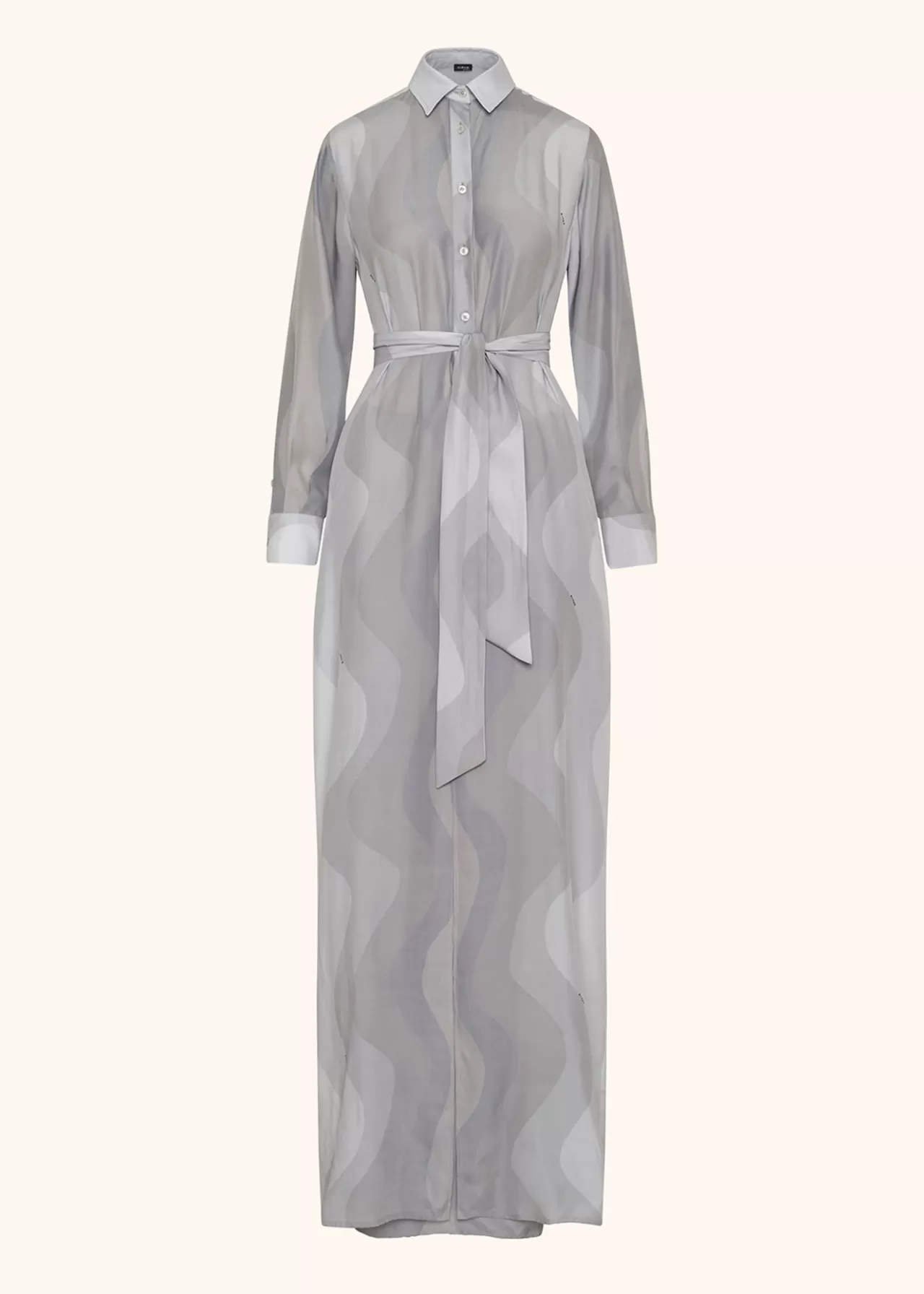 New Kiton Dress Silk Grey