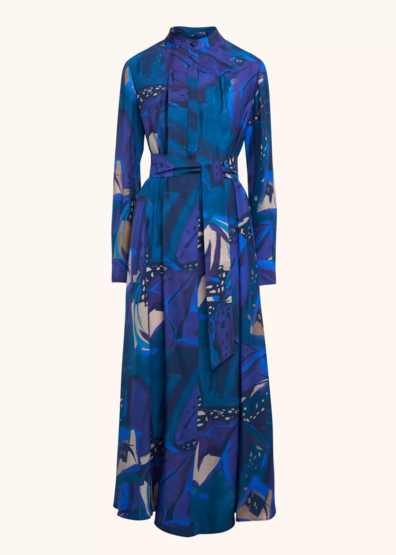 Fashion Kiton Dress Silk Bluette