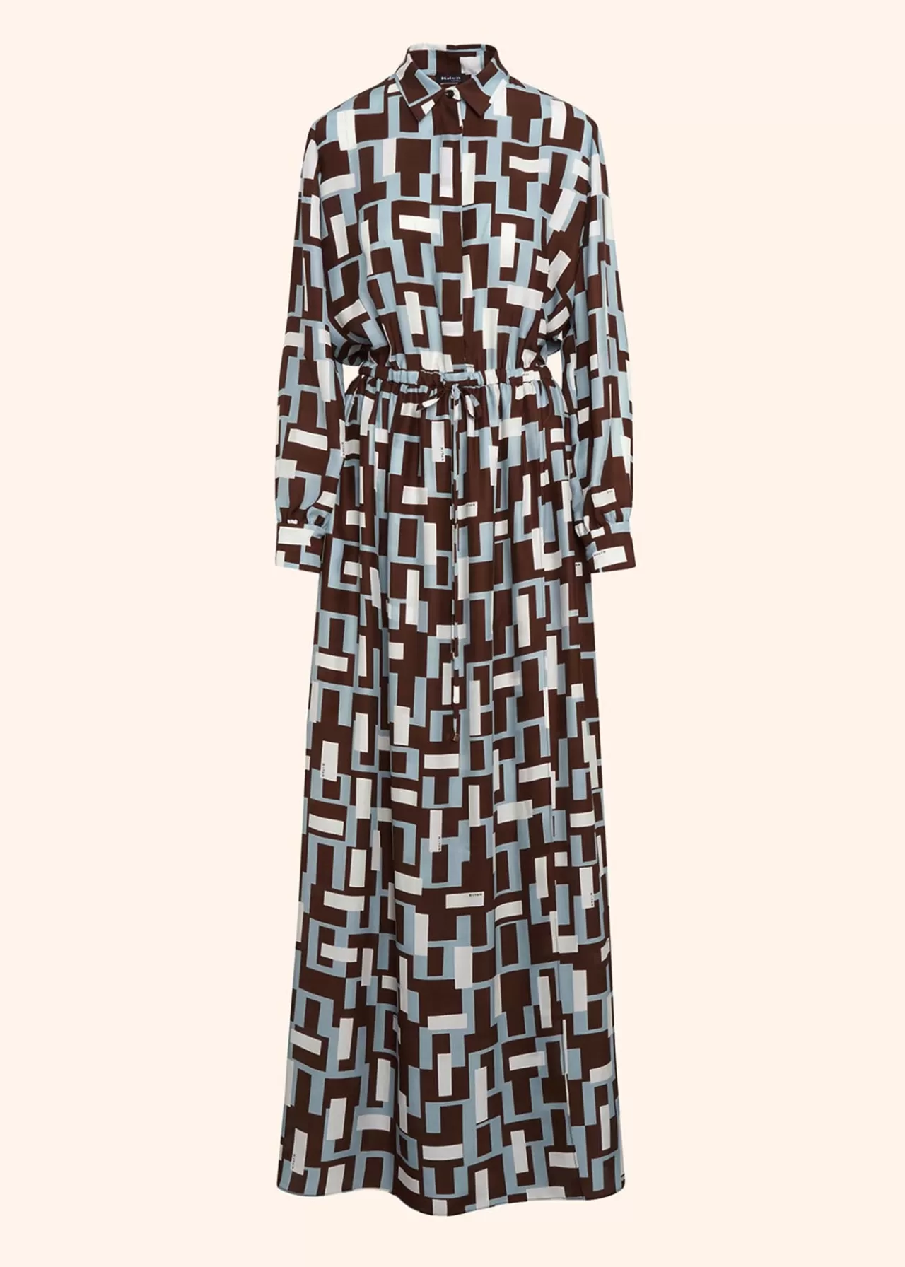 Flash Sale Kiton Dress Silk Hazelnut