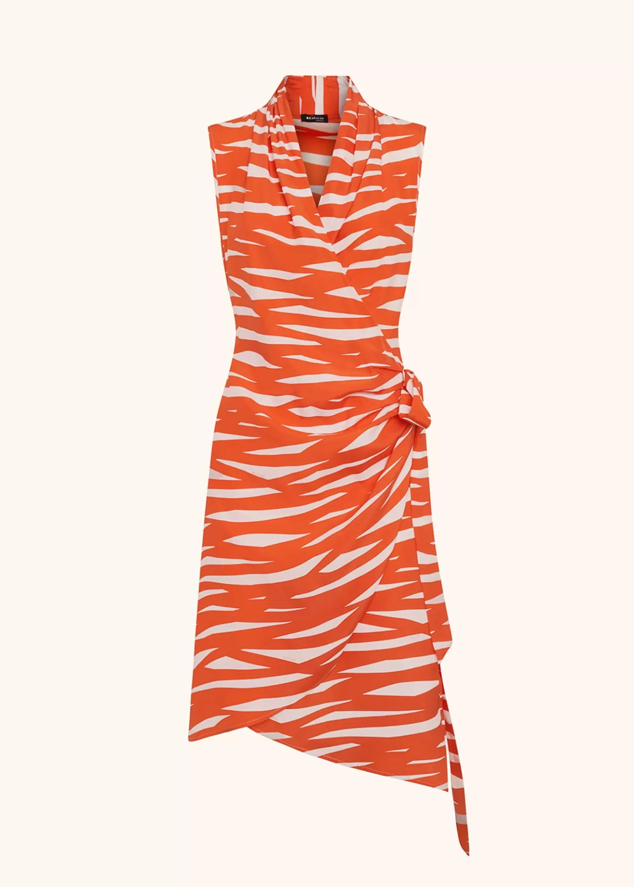 Best Sale Kiton Dress Silk Orange