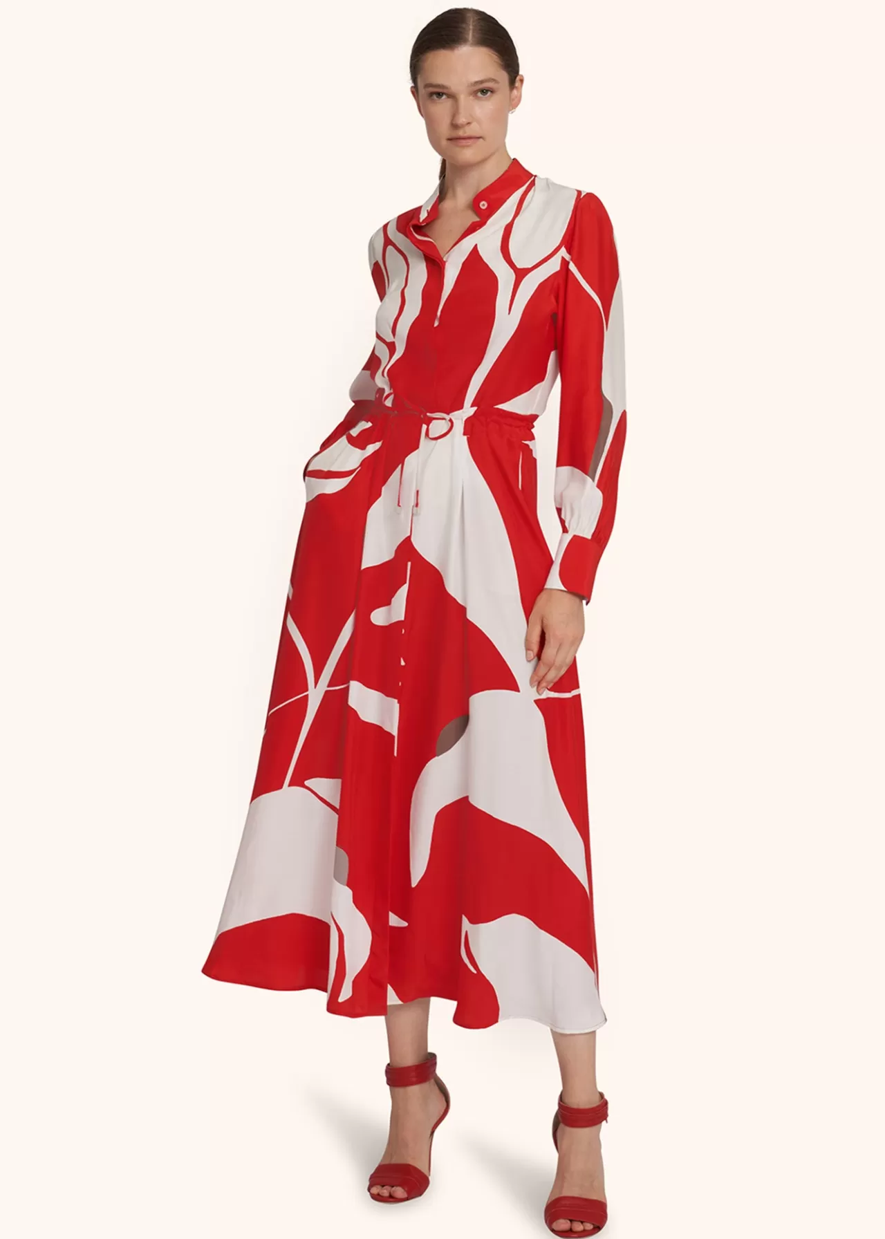 Cheap Kiton Dress Silk Red