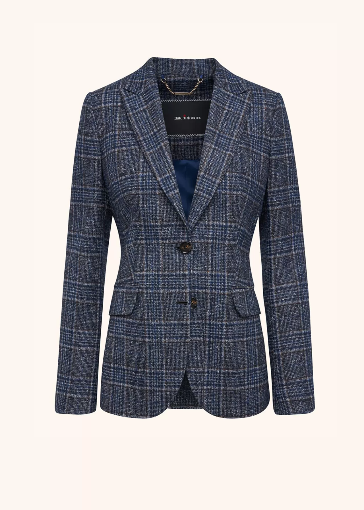 Online Kiton Jacket Alpaca Navy Blue