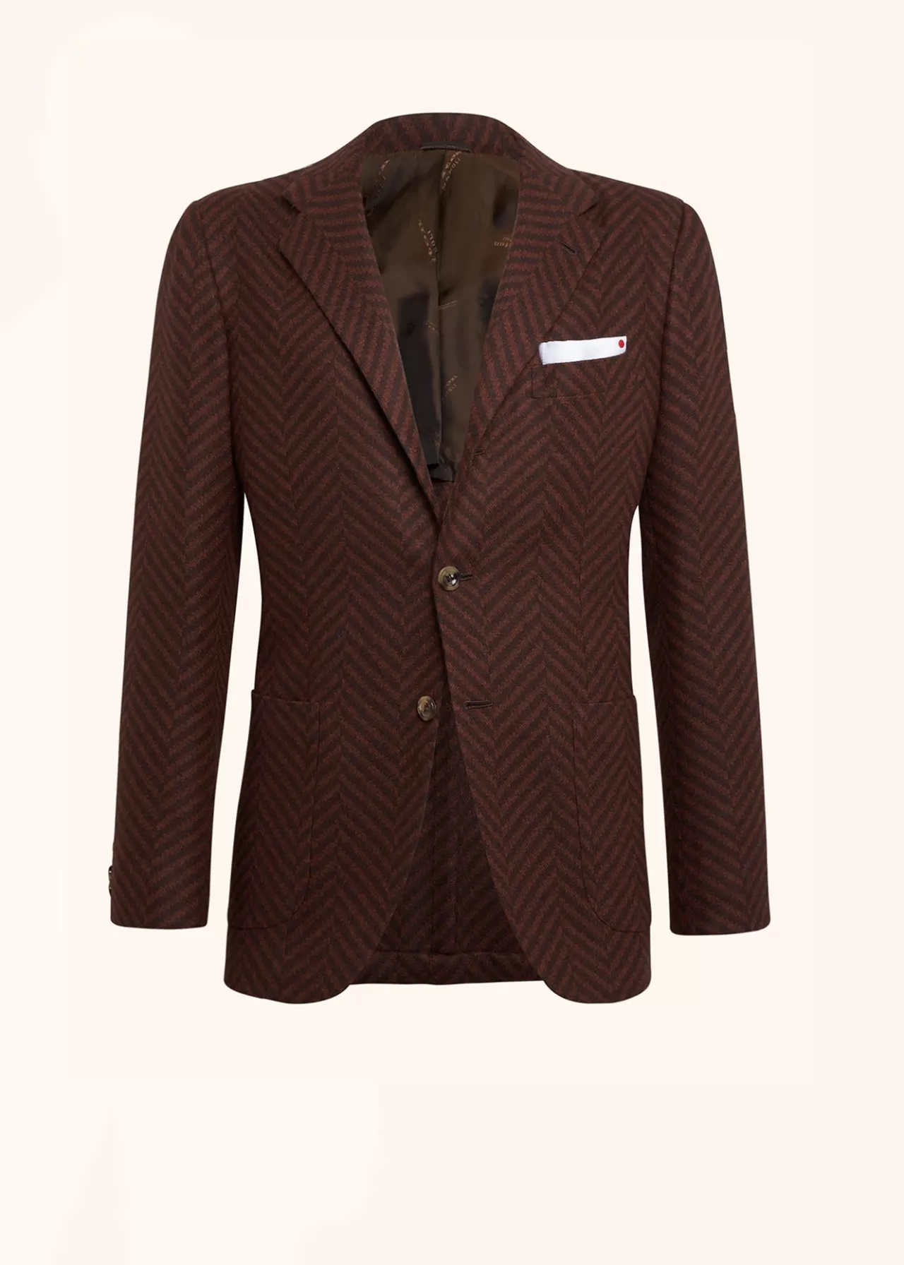 Discount Kiton Jacket Cashmere Brown