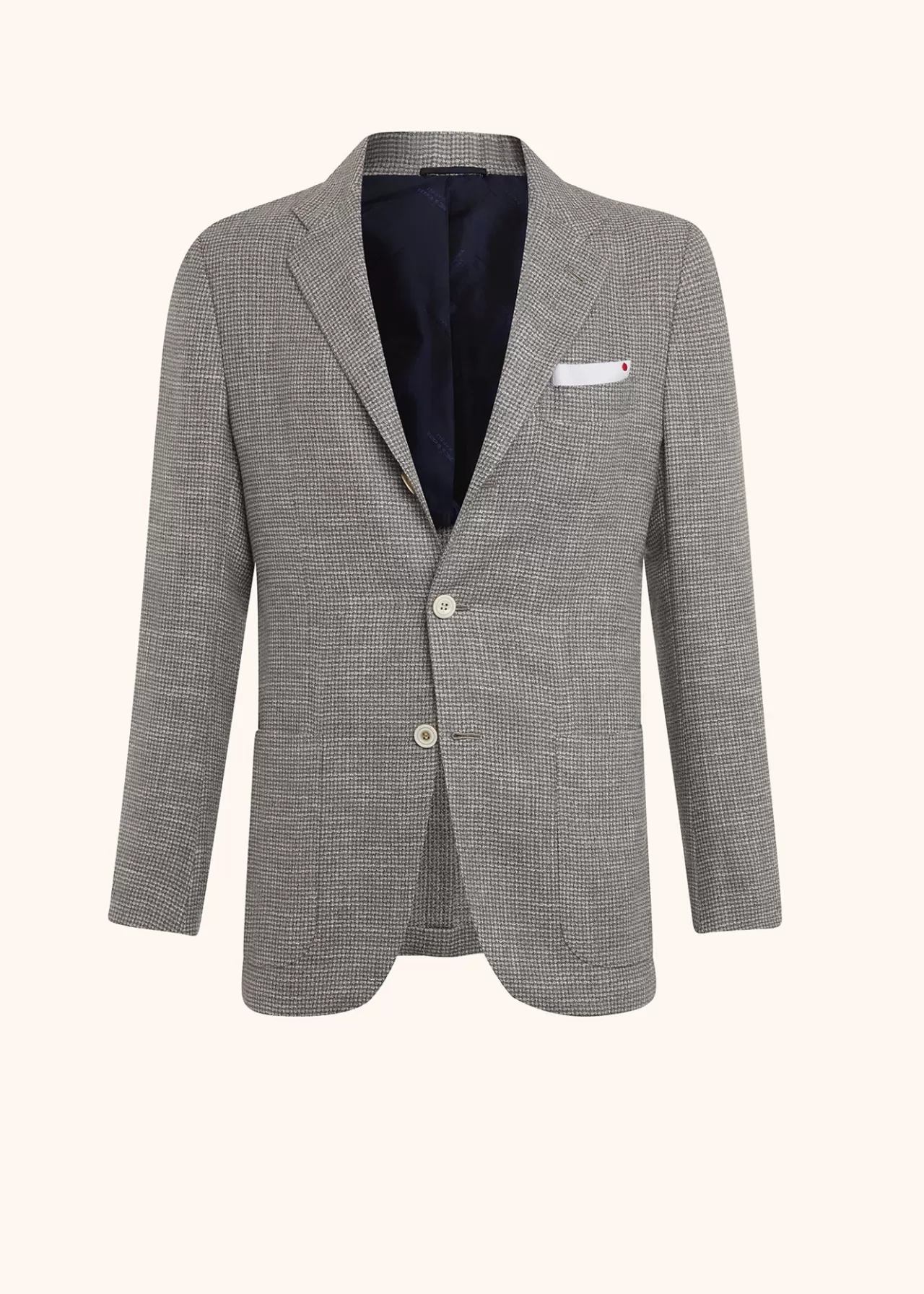 Discount Kiton Jacket Cashmere Light Grey