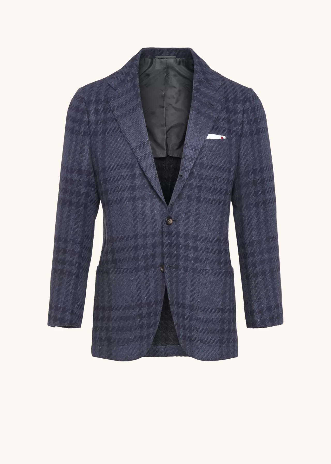 Fashion Kiton Jacket Cashmere Blue