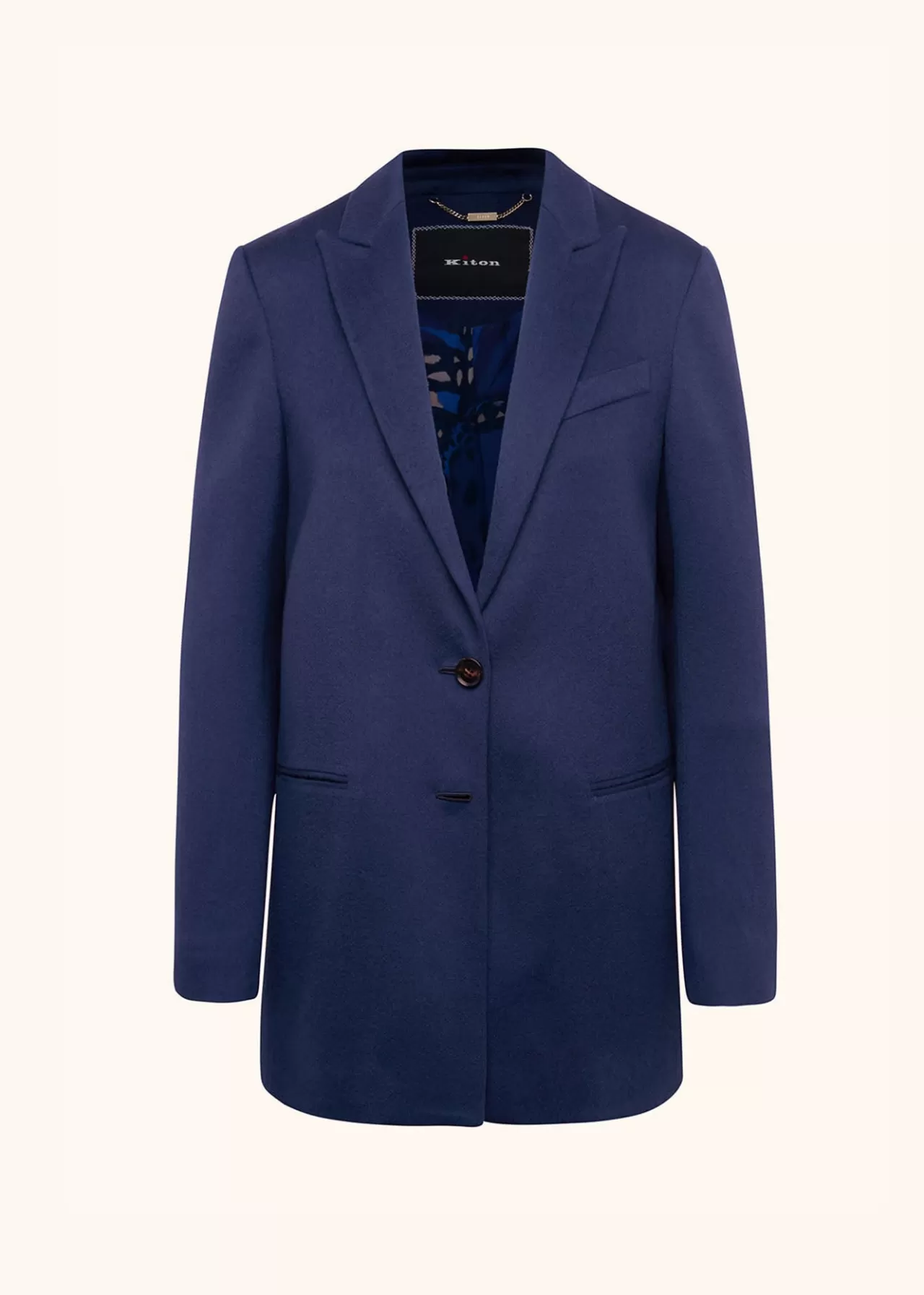 Best Kiton Jacket Cashmere Blue