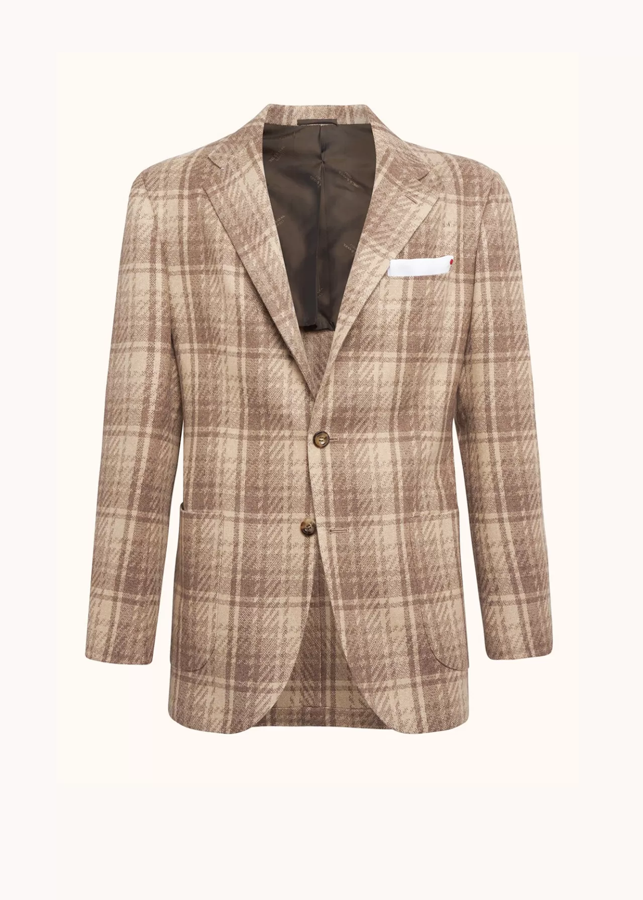 Best Kiton Jacket Cashmere Beige