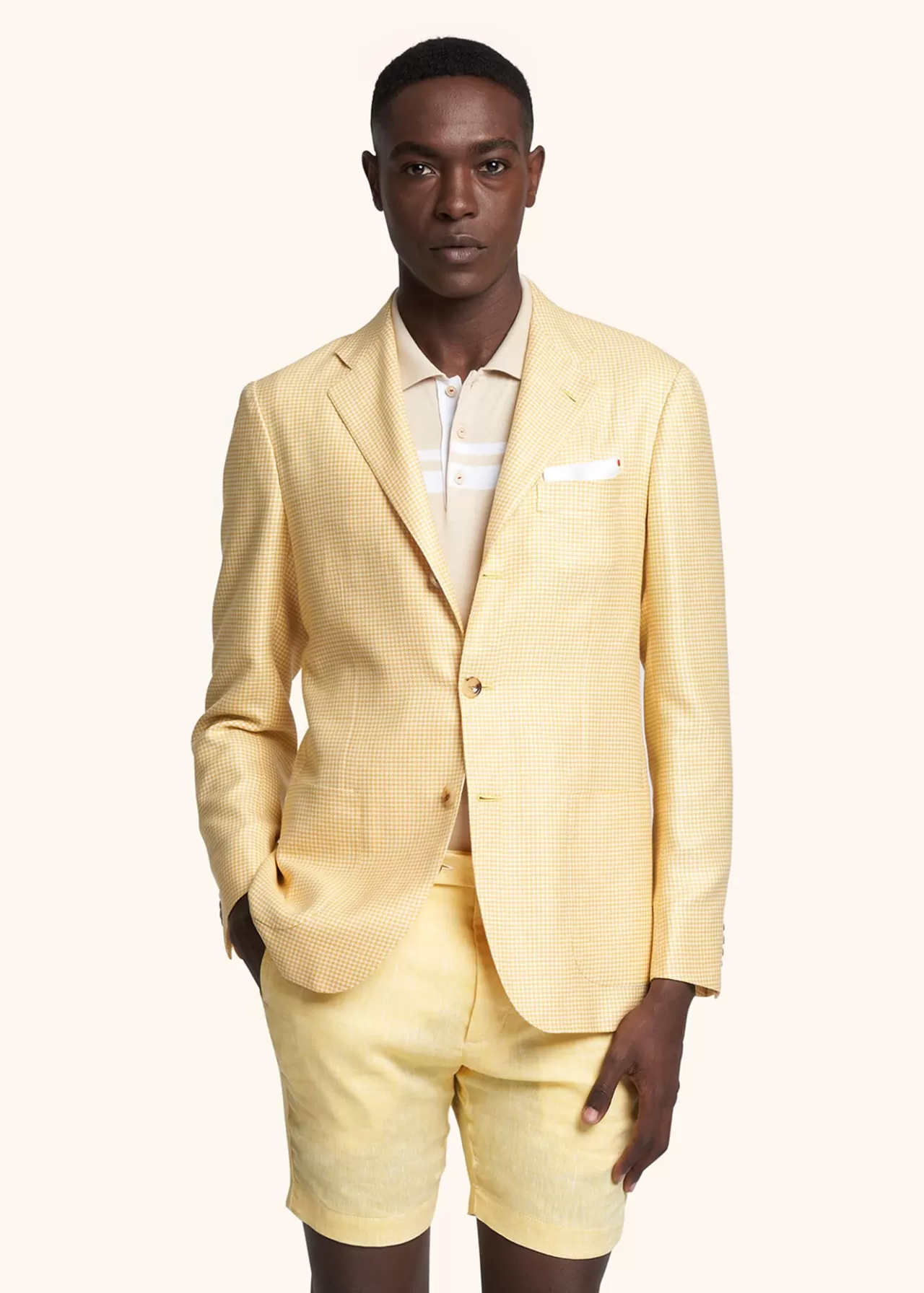 Hot Kiton Jacket Cashmere Yellow