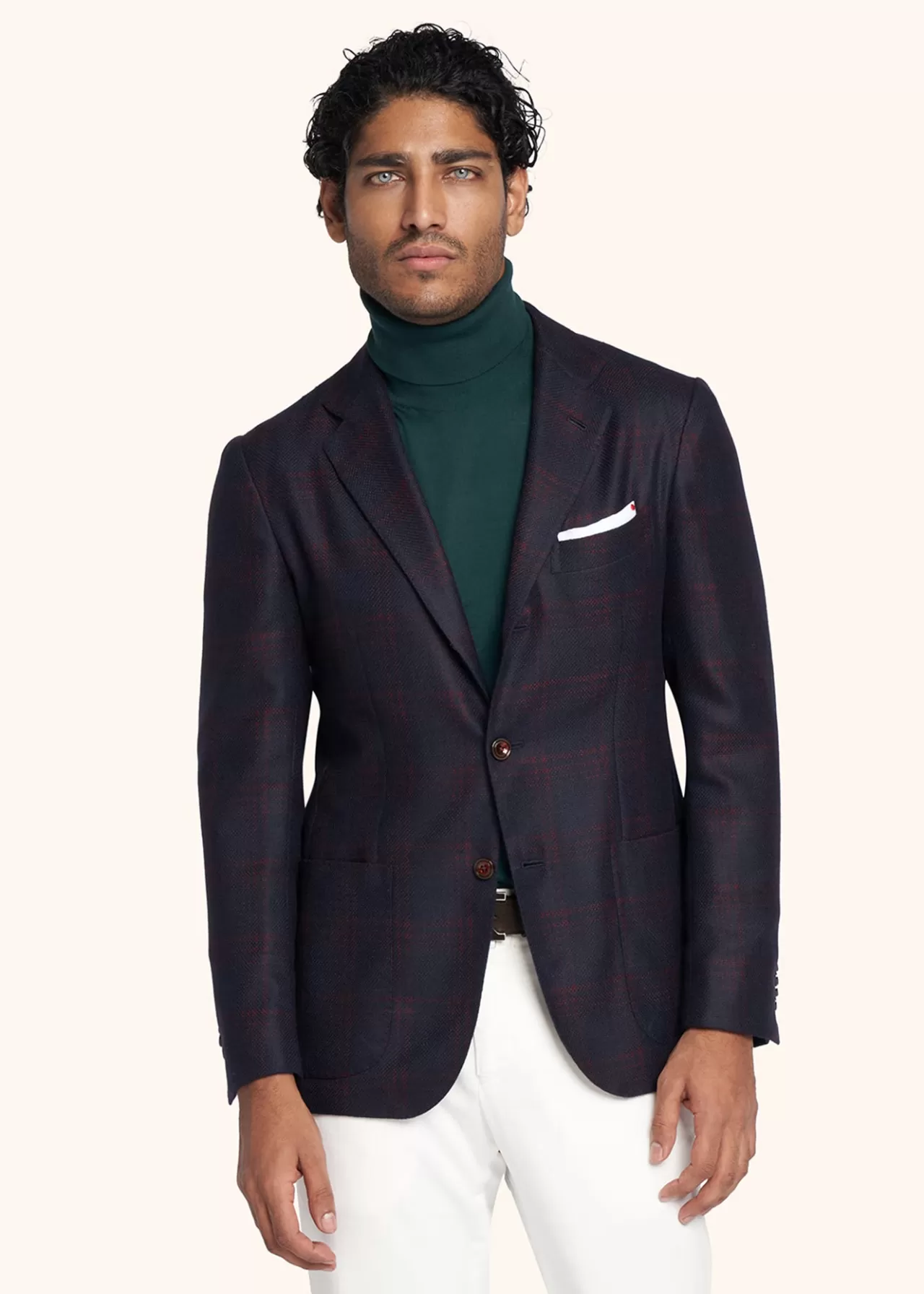 Discount Kiton Jacket Cashmere Blue