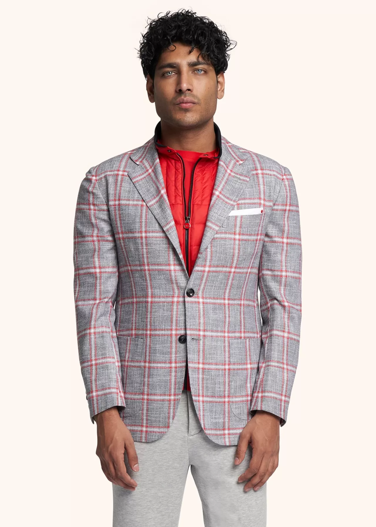 Store Kiton Jacket Cashmere Red