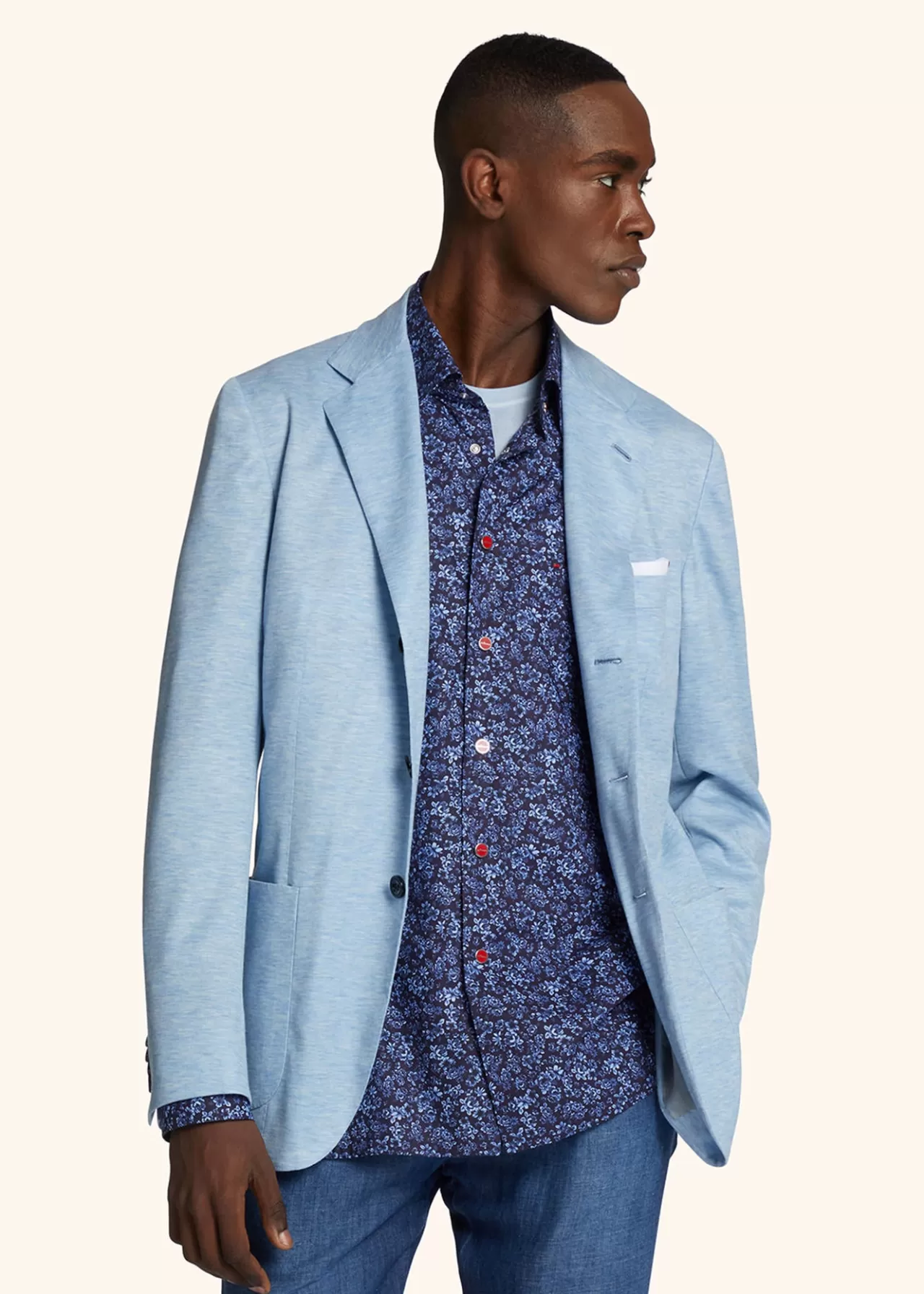 Flash Sale Kiton Jacket Cashmere Sky Blue