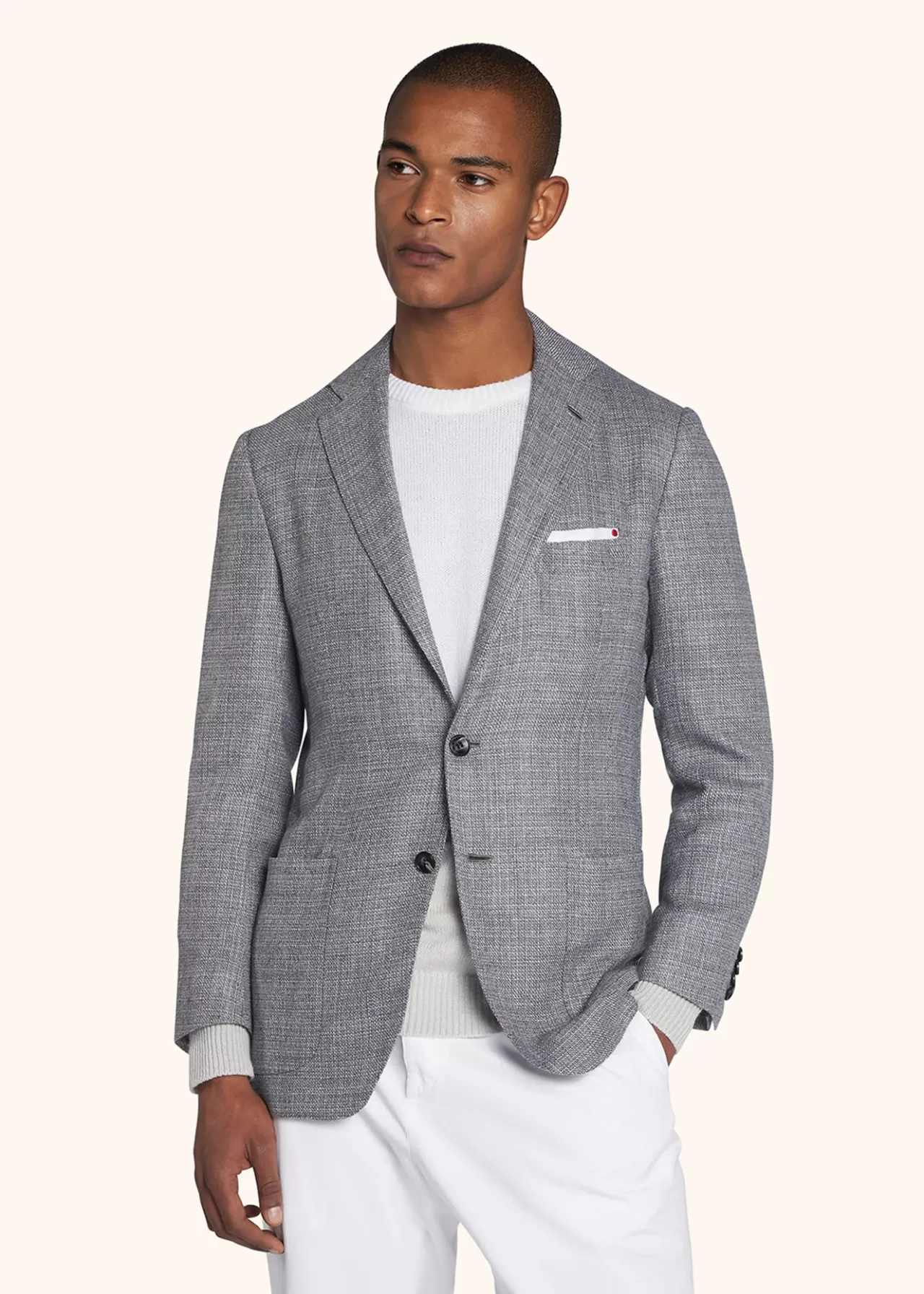 Best Sale Kiton Jacket Cashmere Medium Grey