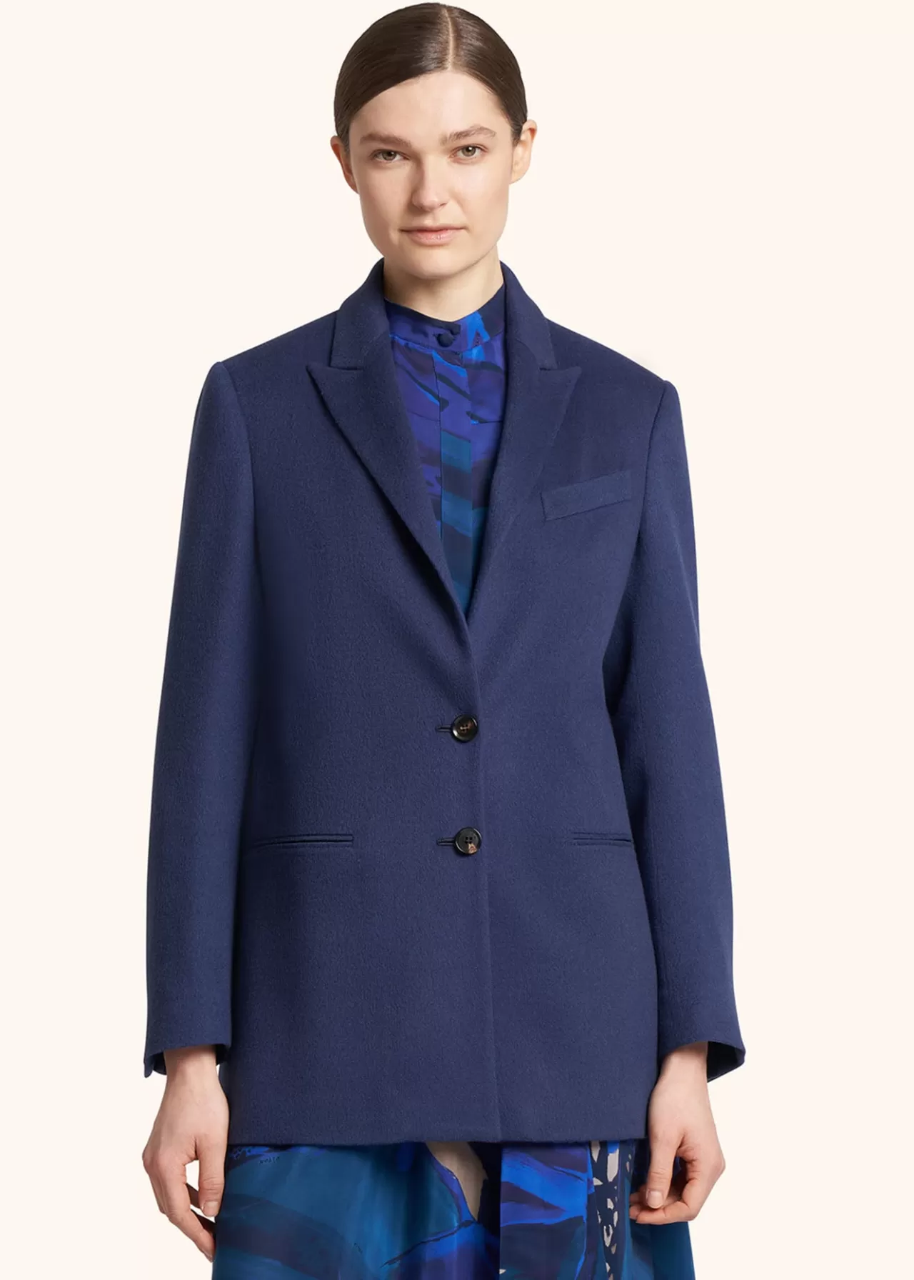 Best Kiton Jacket Cashmere Blue