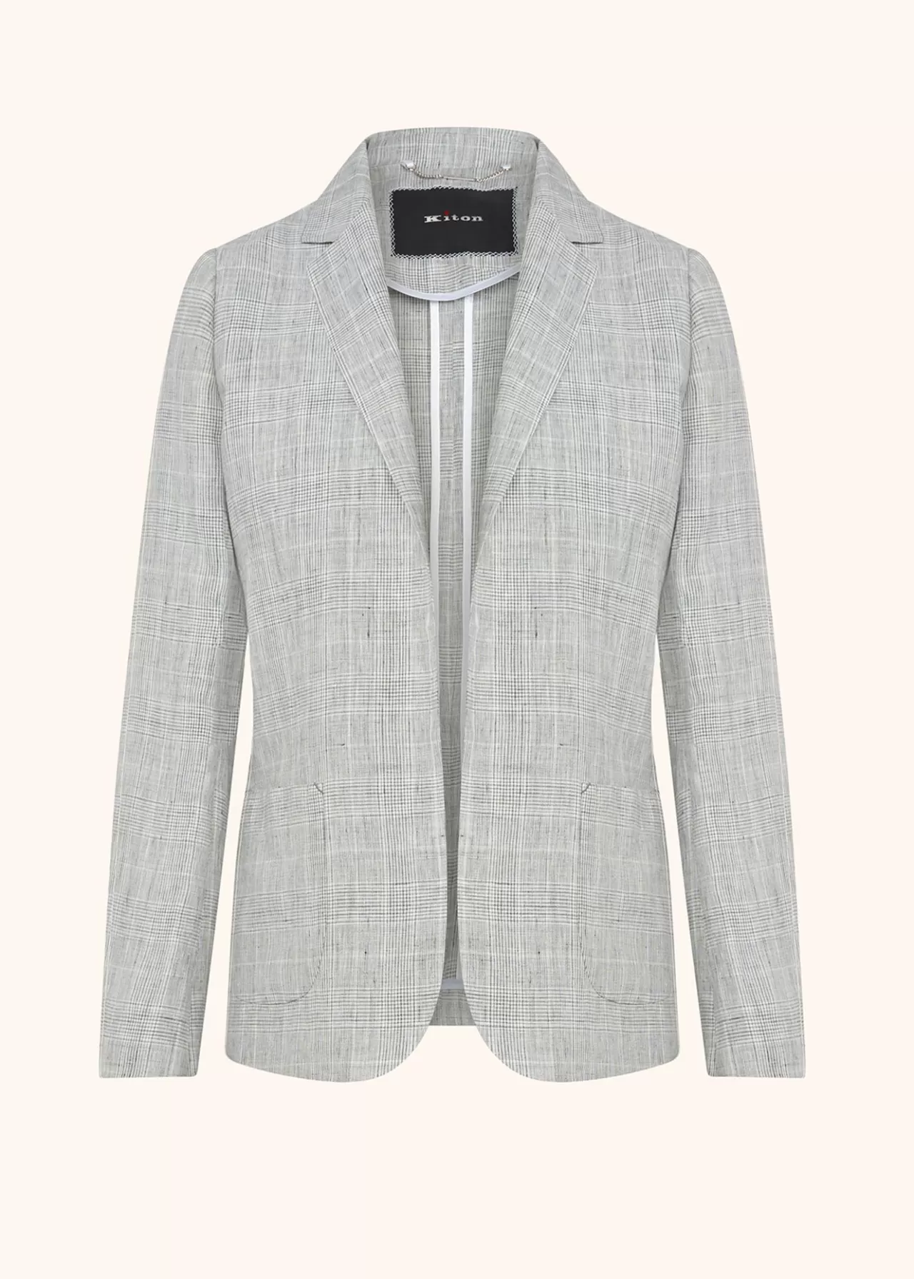 Hot Kiton Jacket Linen Grey