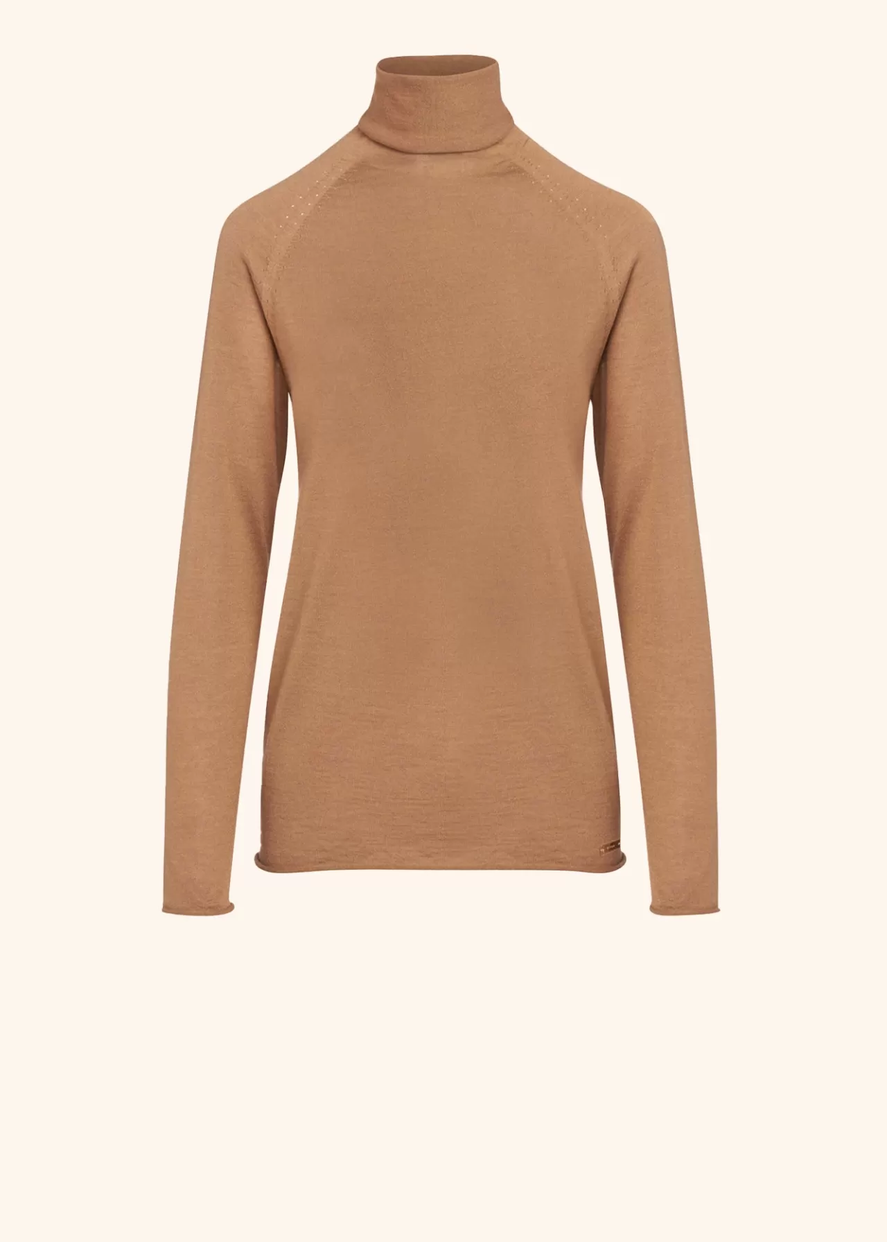 Best Kiton Jersey Cashmere Camel