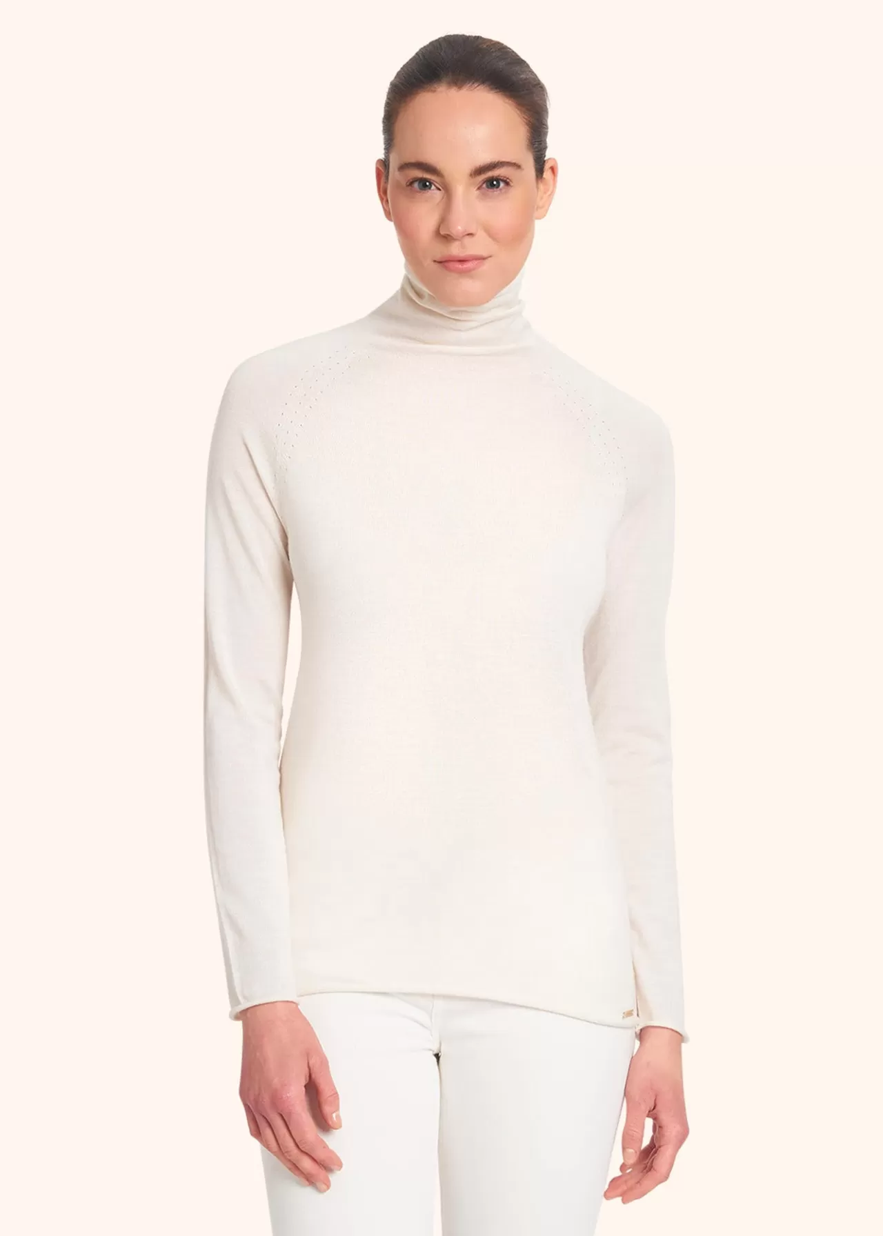 Cheap Kiton Jersey Cashmere White