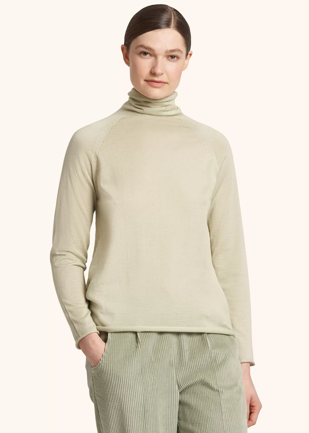 Hot Kiton Jersey Cashmere Green