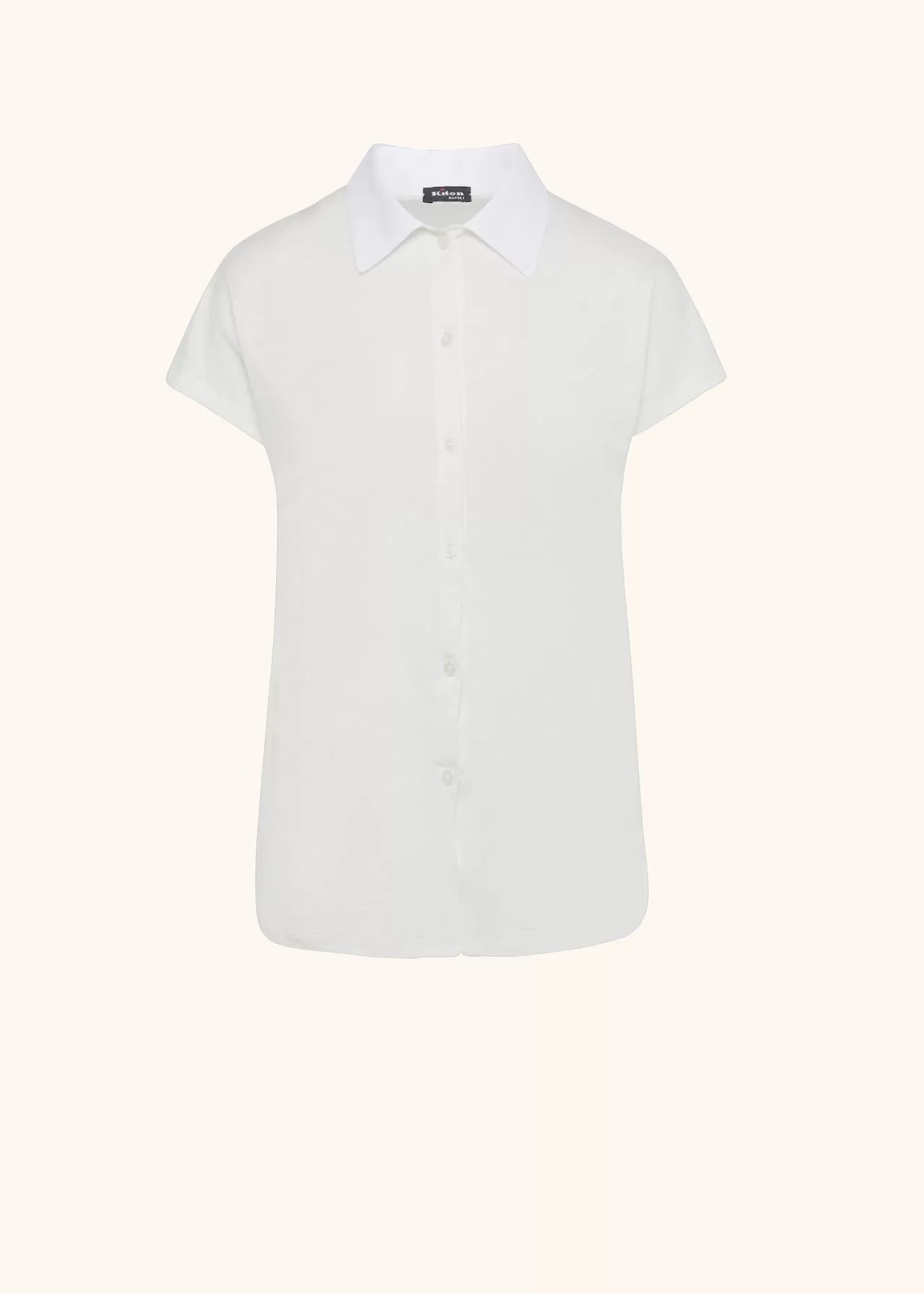 Cheap Kiton Jersey Mod.Shirt Linen White