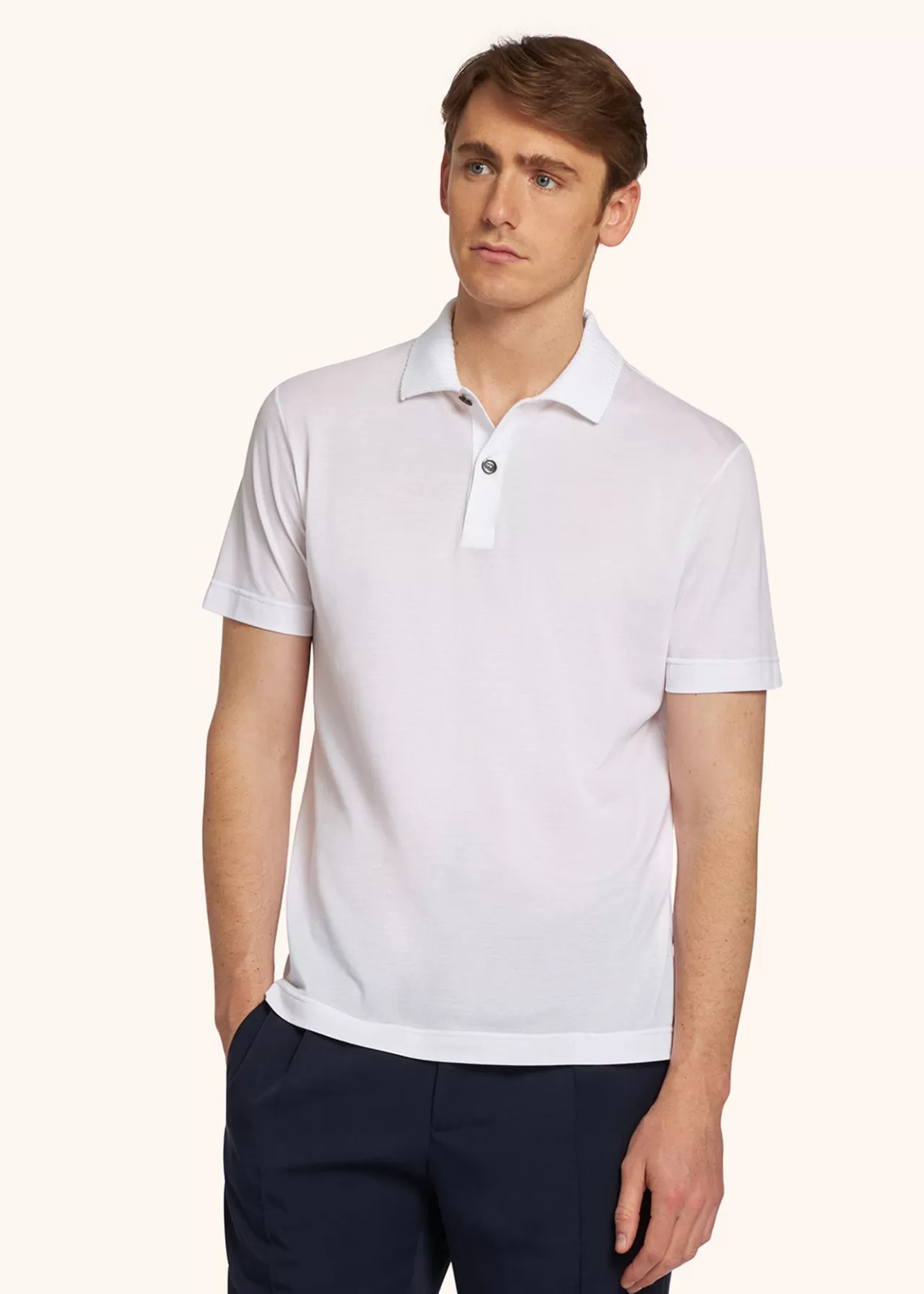 Sale Kiton Jersey Polo Cotton