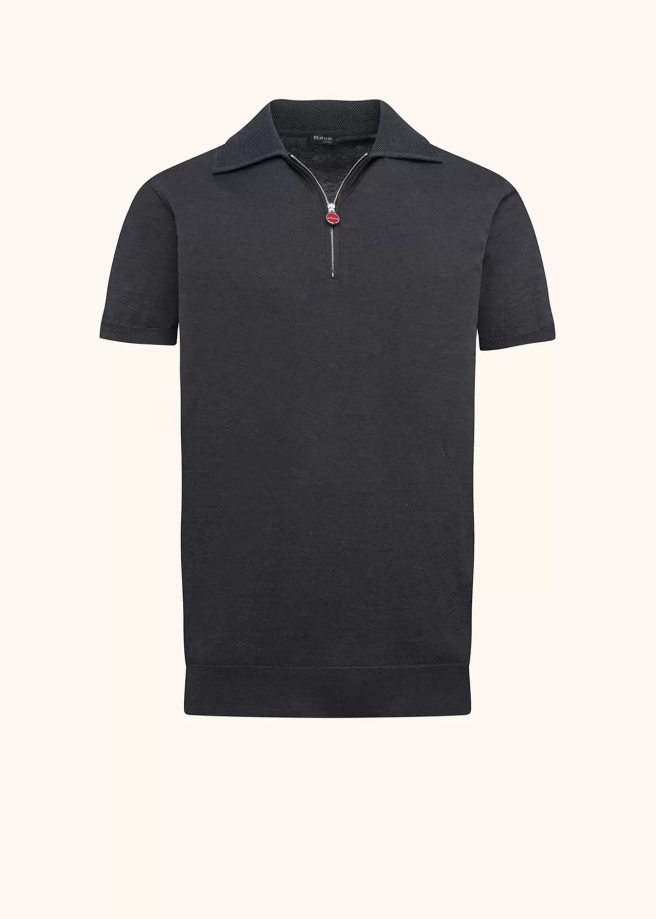 Online Kiton Jersey Poloshirt Cotton Dark Grey