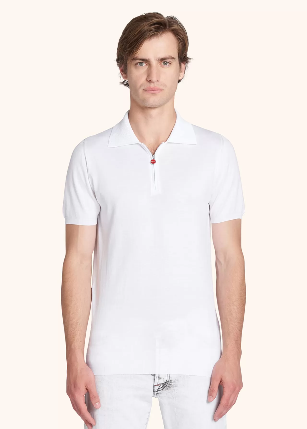 Online Kiton Jersey Poloshirt Cotton White