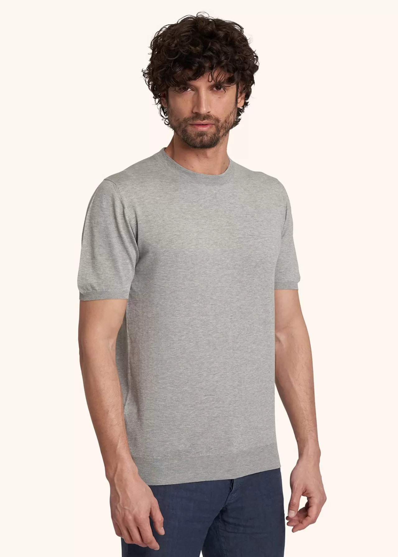 Fashion Kiton Jersey Round Neck Cotton