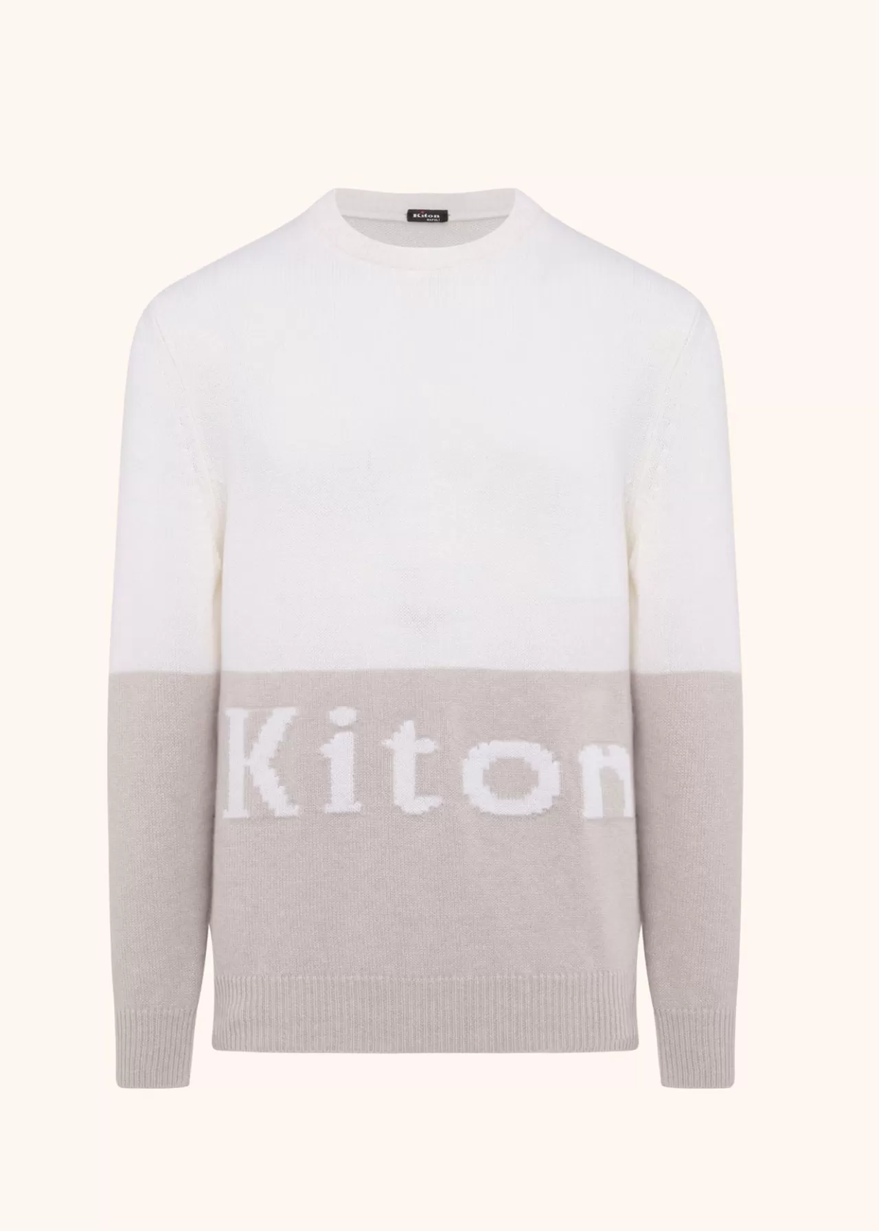 Outlet Kiton Jersey Roundneck Cashmere