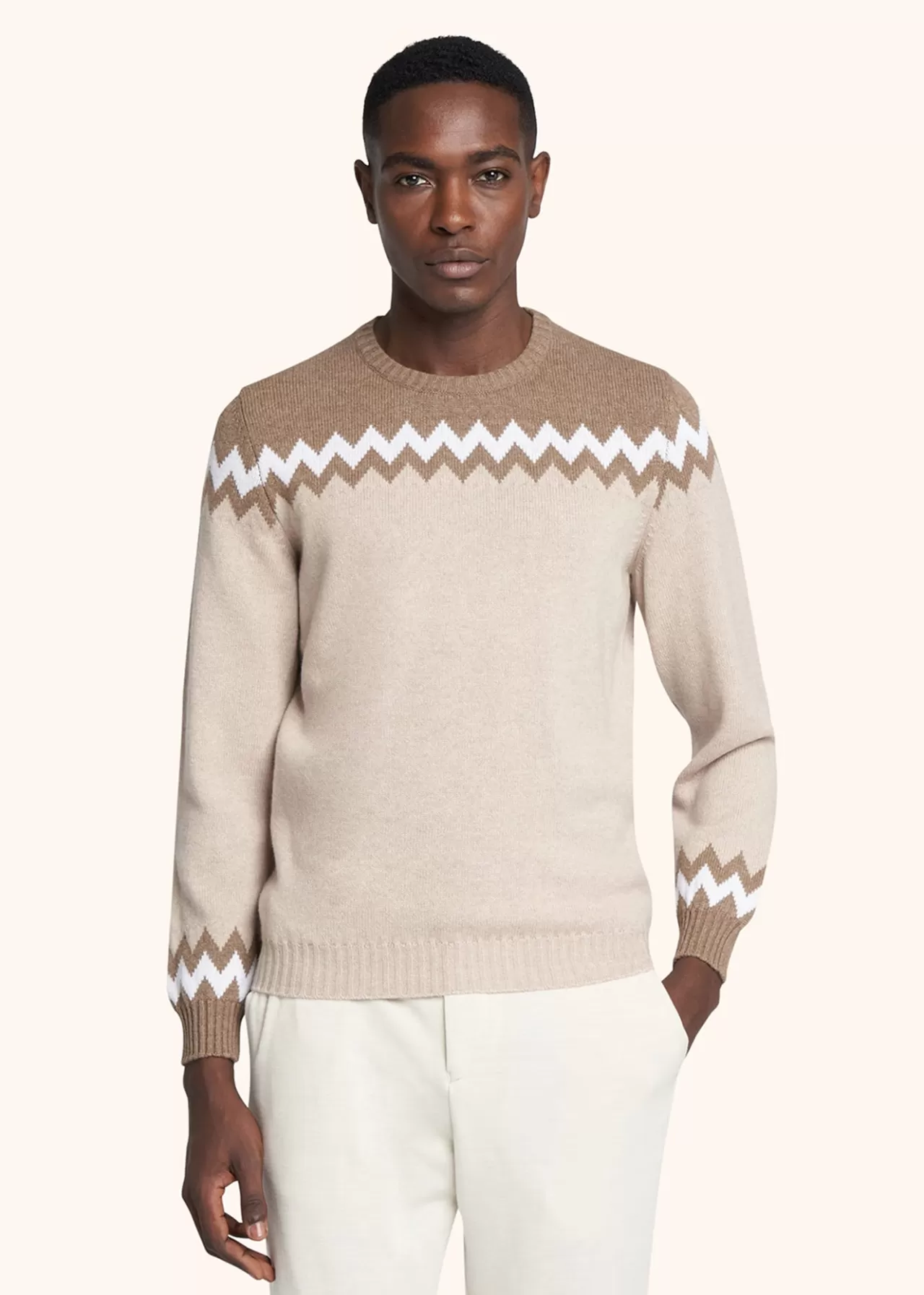 Sale Kiton Jersey Roundneck Cashmere