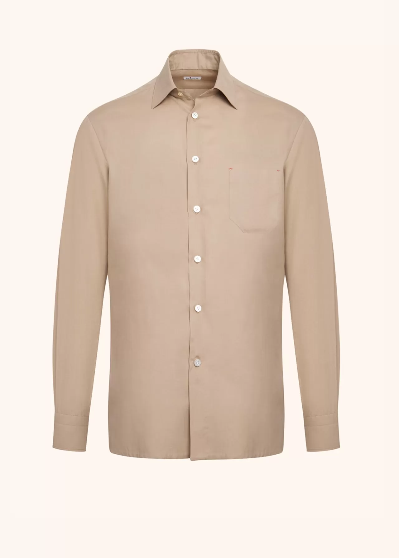 Flash Sale Kiton Nerano - Shirt Cotton Beige