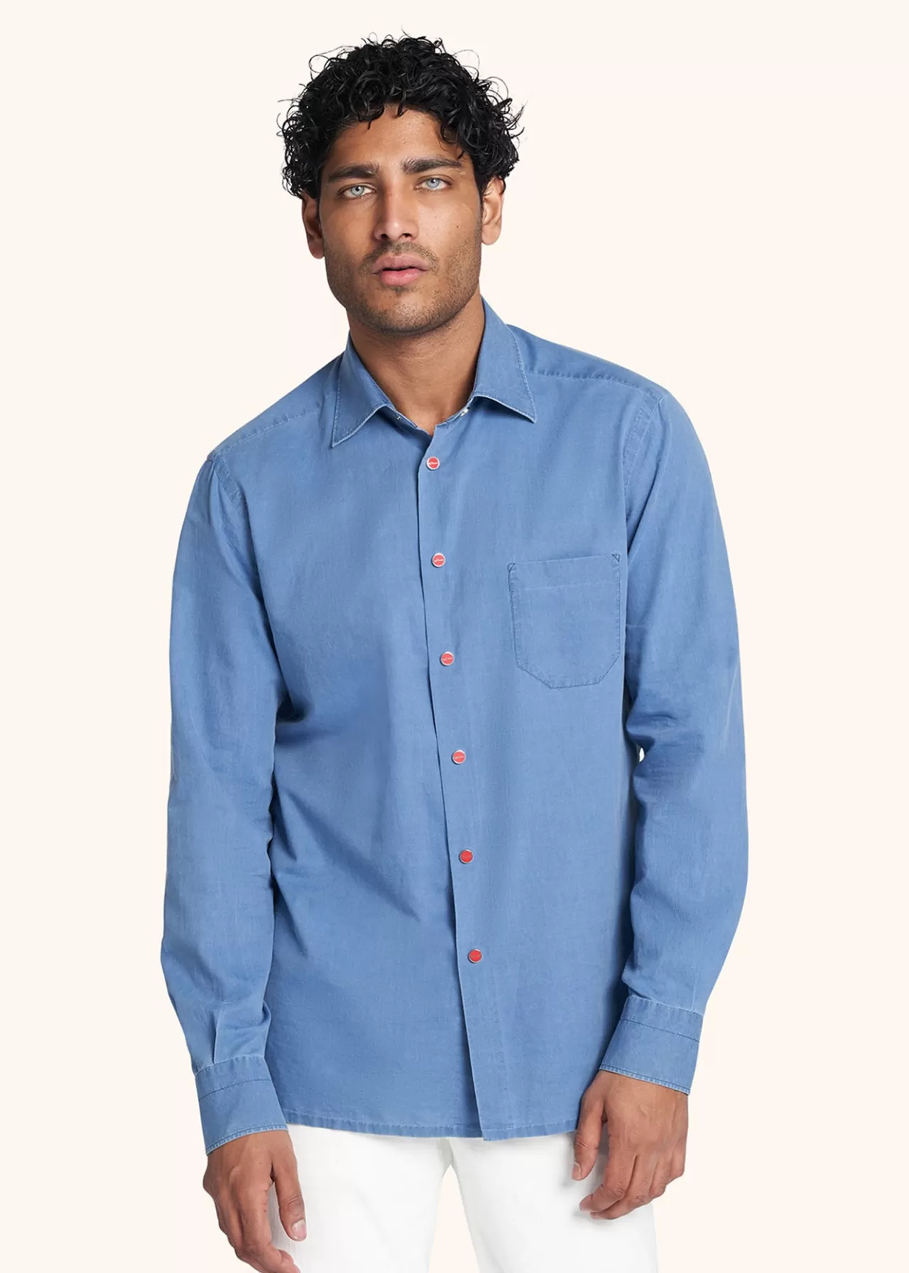 Fashion Kiton Nerano - Shirt Cotton Indigo