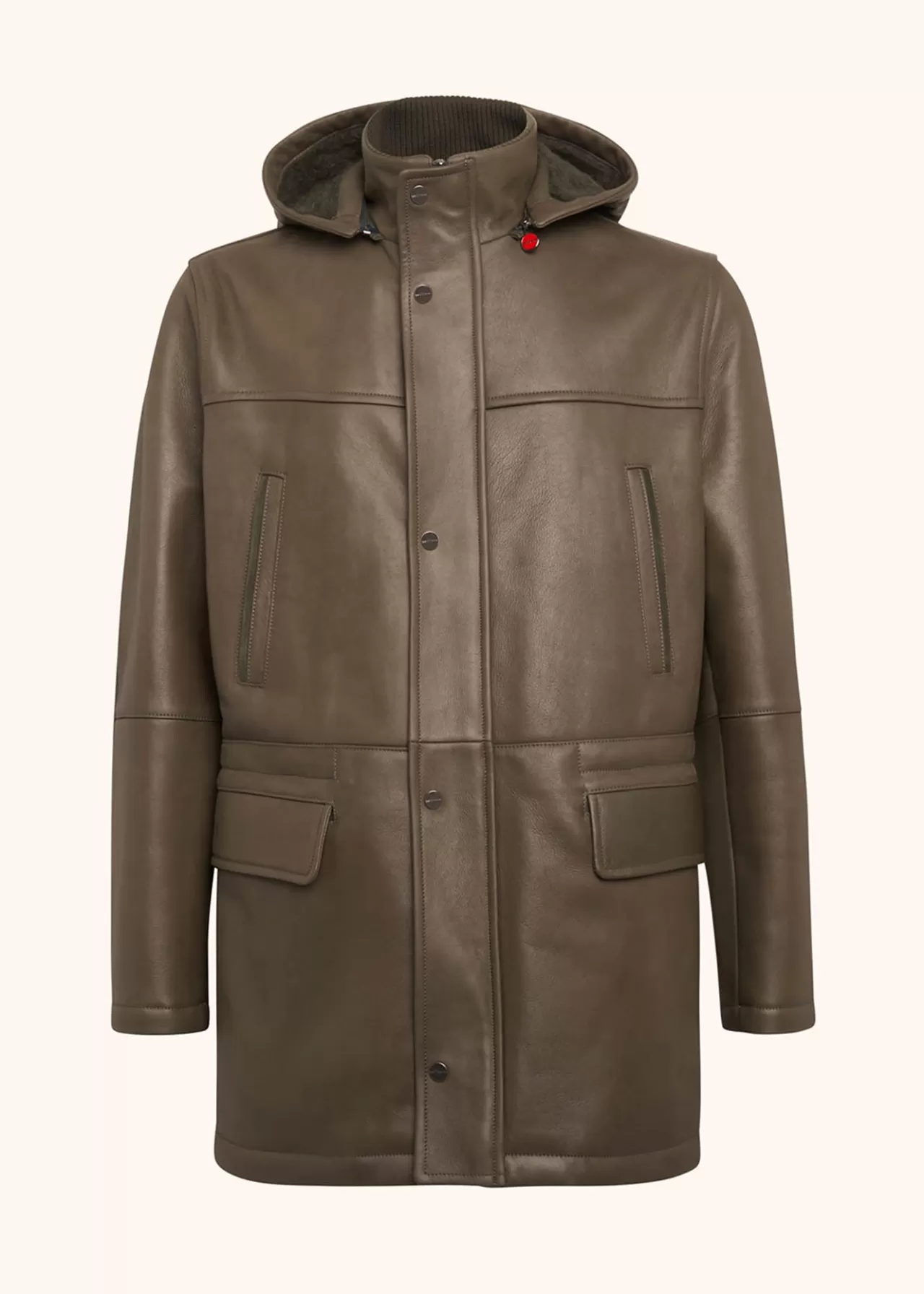 Clearance Kiton Outdoor Jacket Lambskin Green Loden