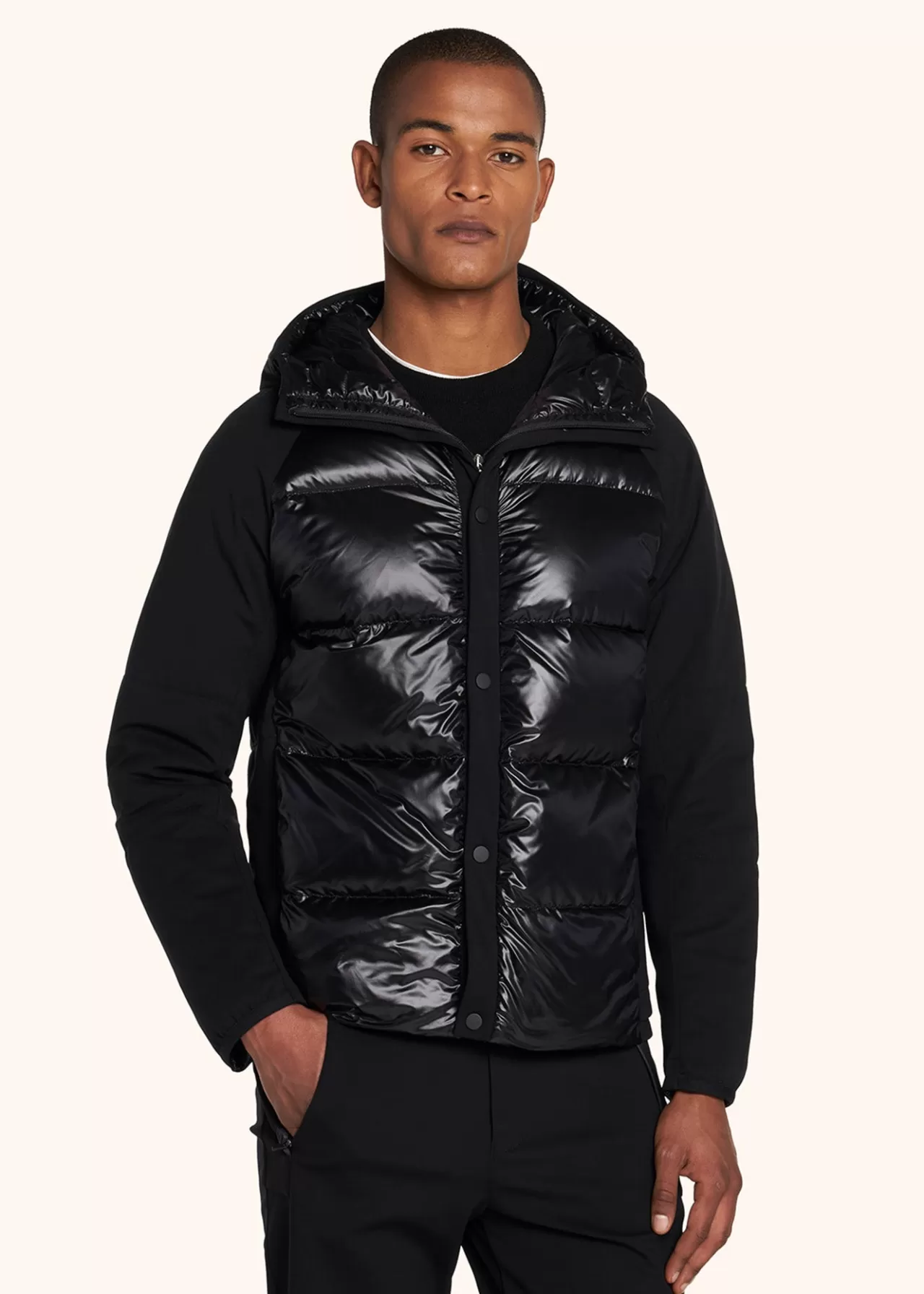 Best Kiton Outdoor Jacket Polyamide/Nylon Black