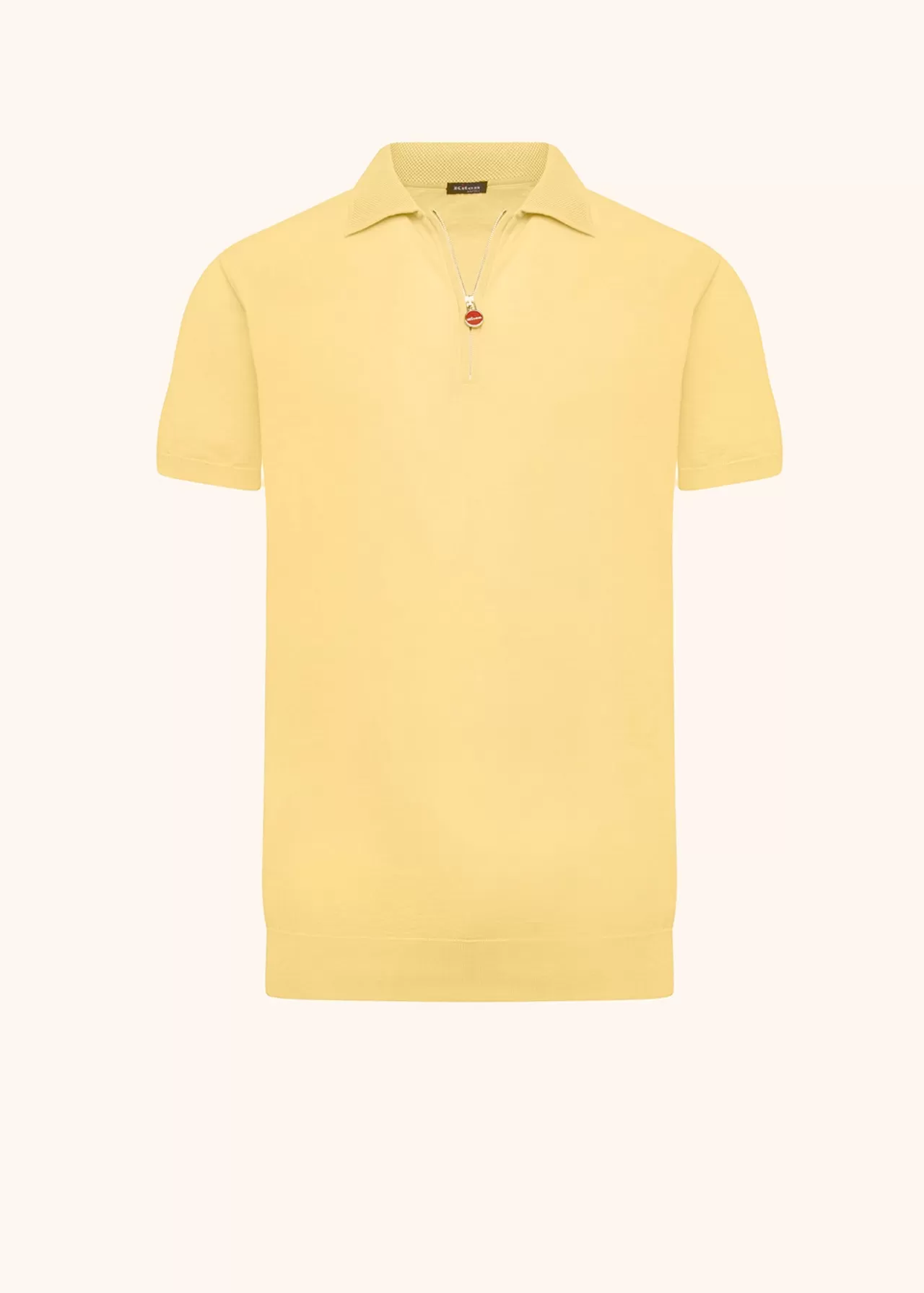 Outlet Kiton Poloshirt Cotton Yellow