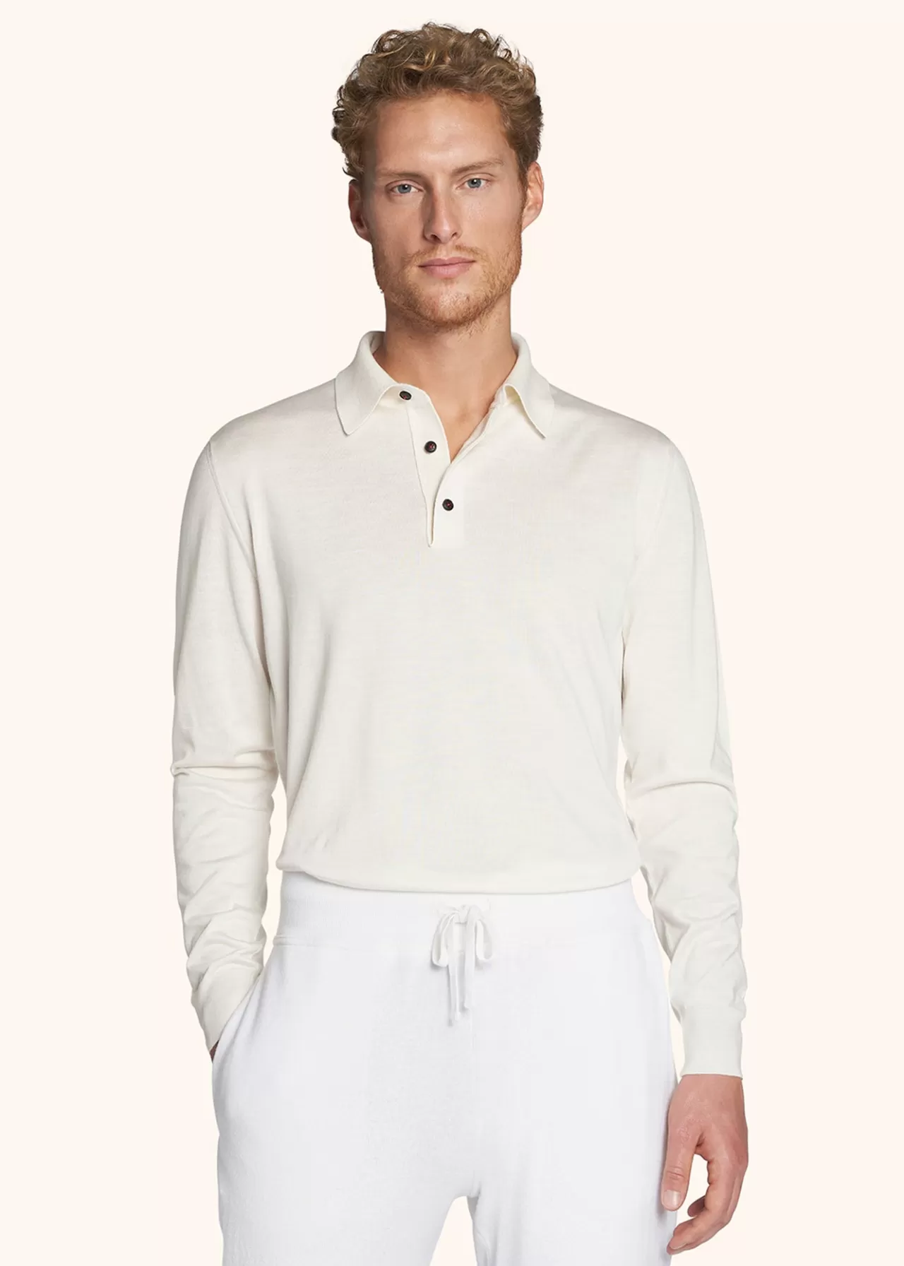 Outlet Kiton Poloshirt Silk