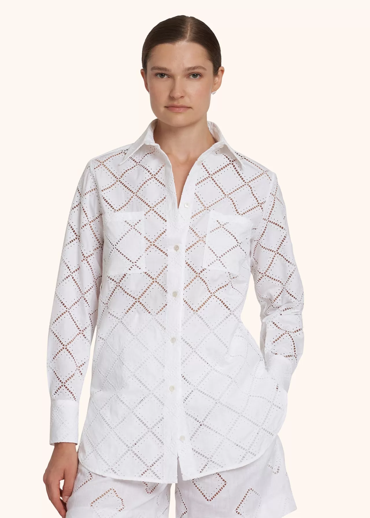 Flash Sale Kiton Shirt Cotton White