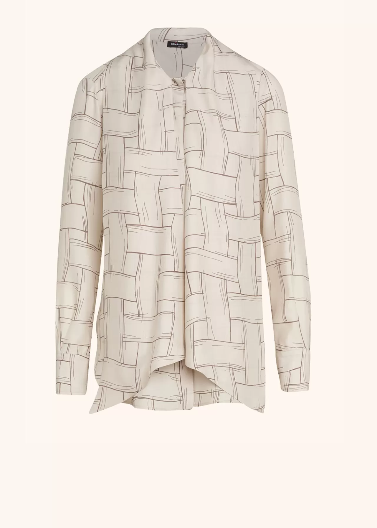 Best Sale Kiton Shirt Silk Ivory