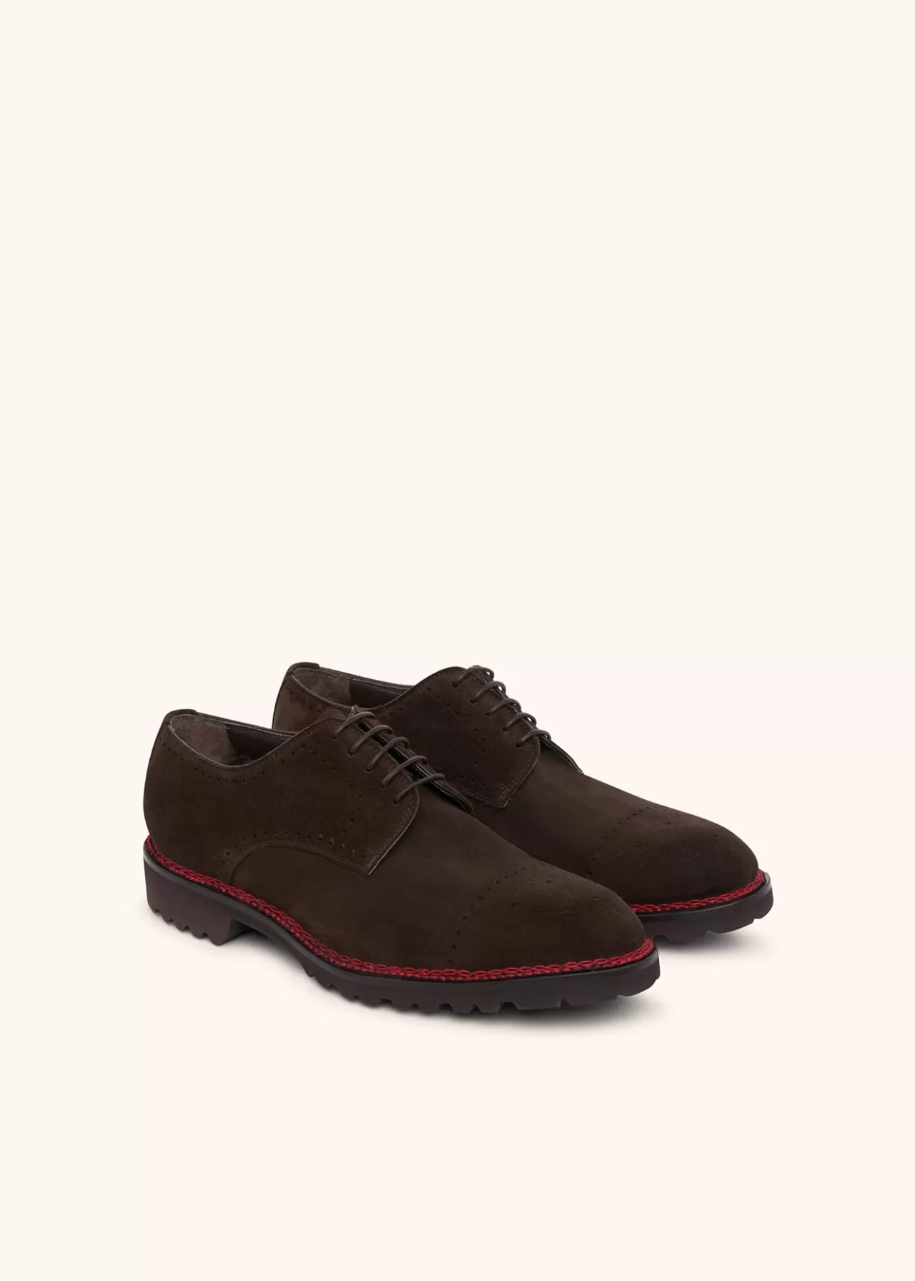 Discount Kiton Shoes Calfskin Chestnut