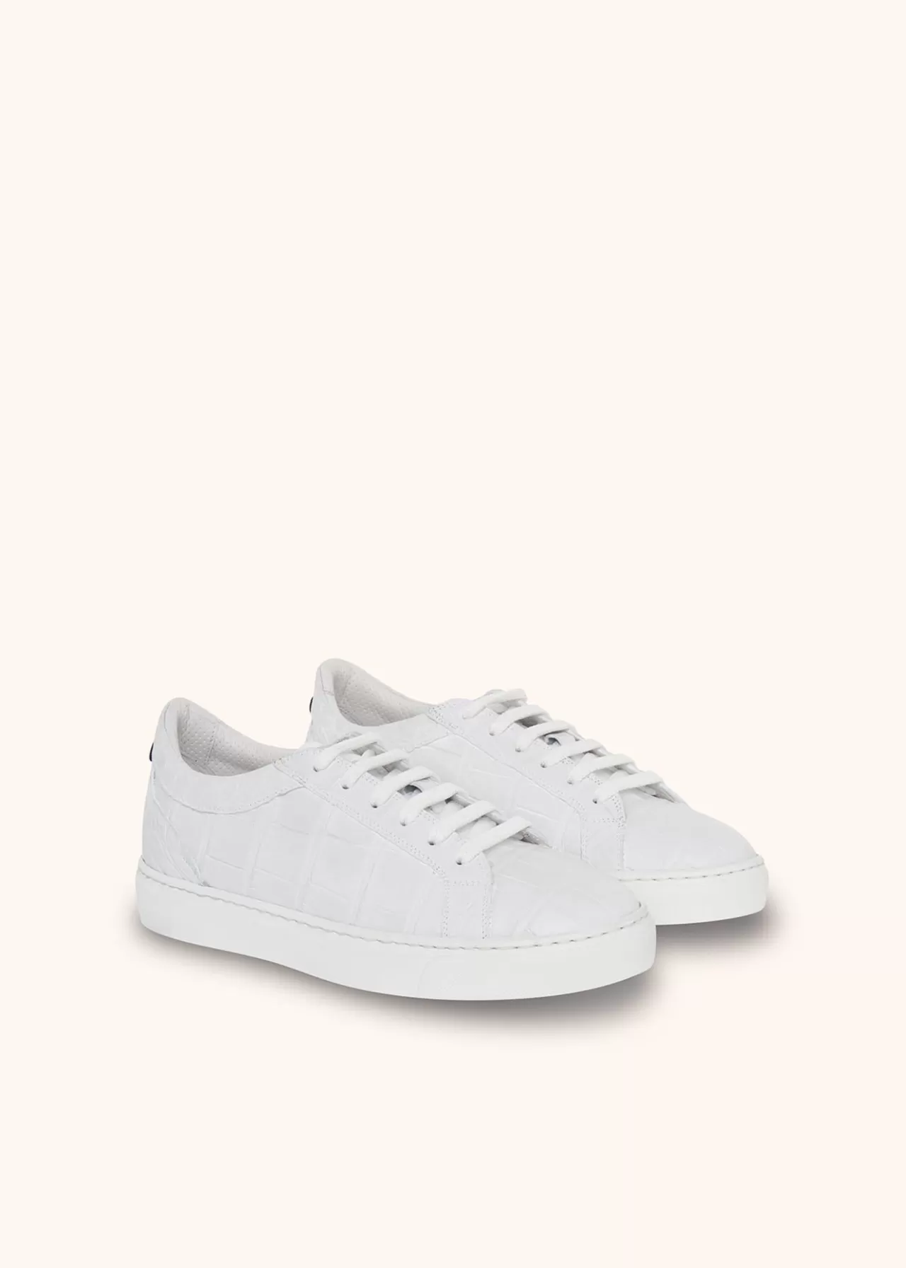 Online Kiton Shoes Crocodile White