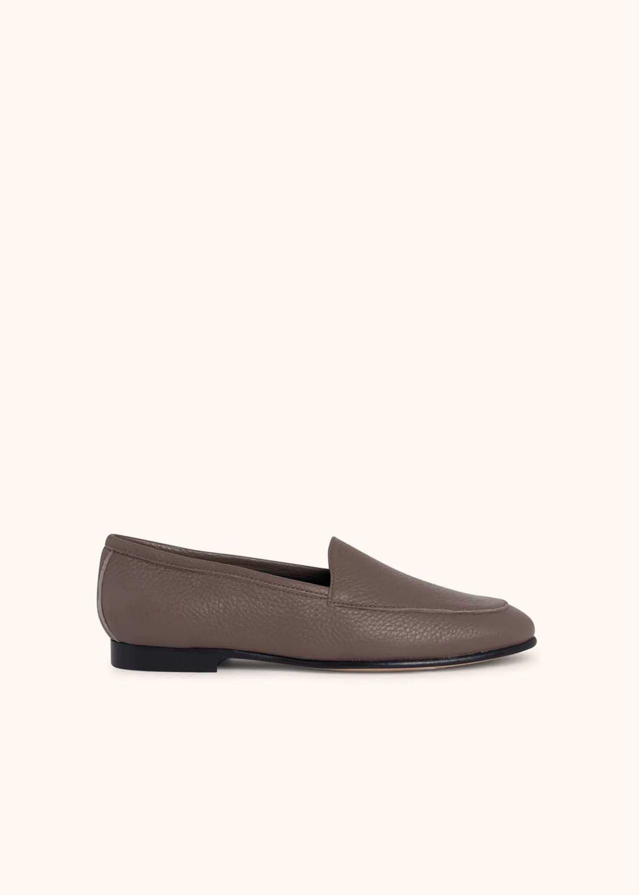 Outlet Kiton Shoes Deerskin Taupe