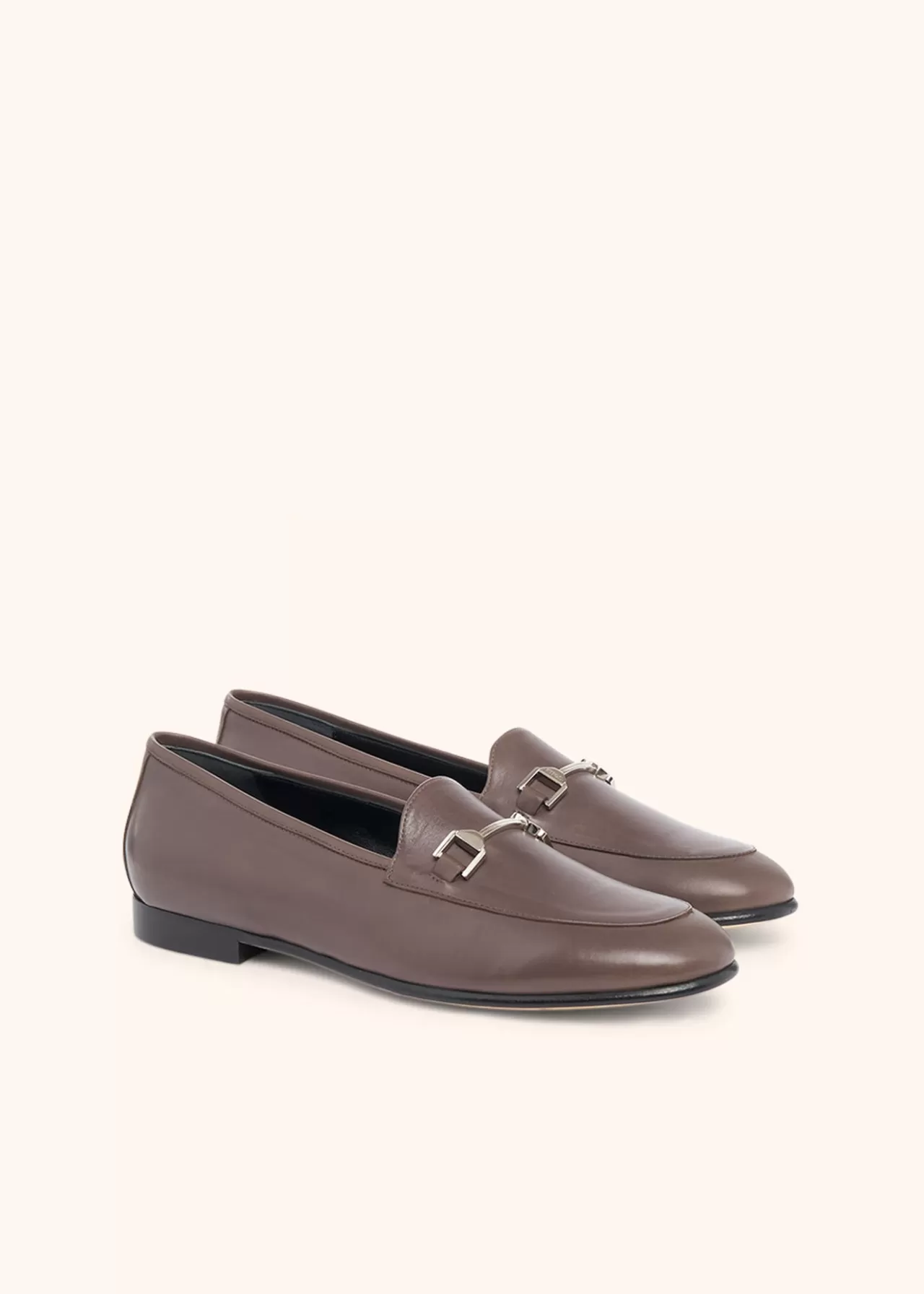 Shop Kiton Shoes Lambskin Mud