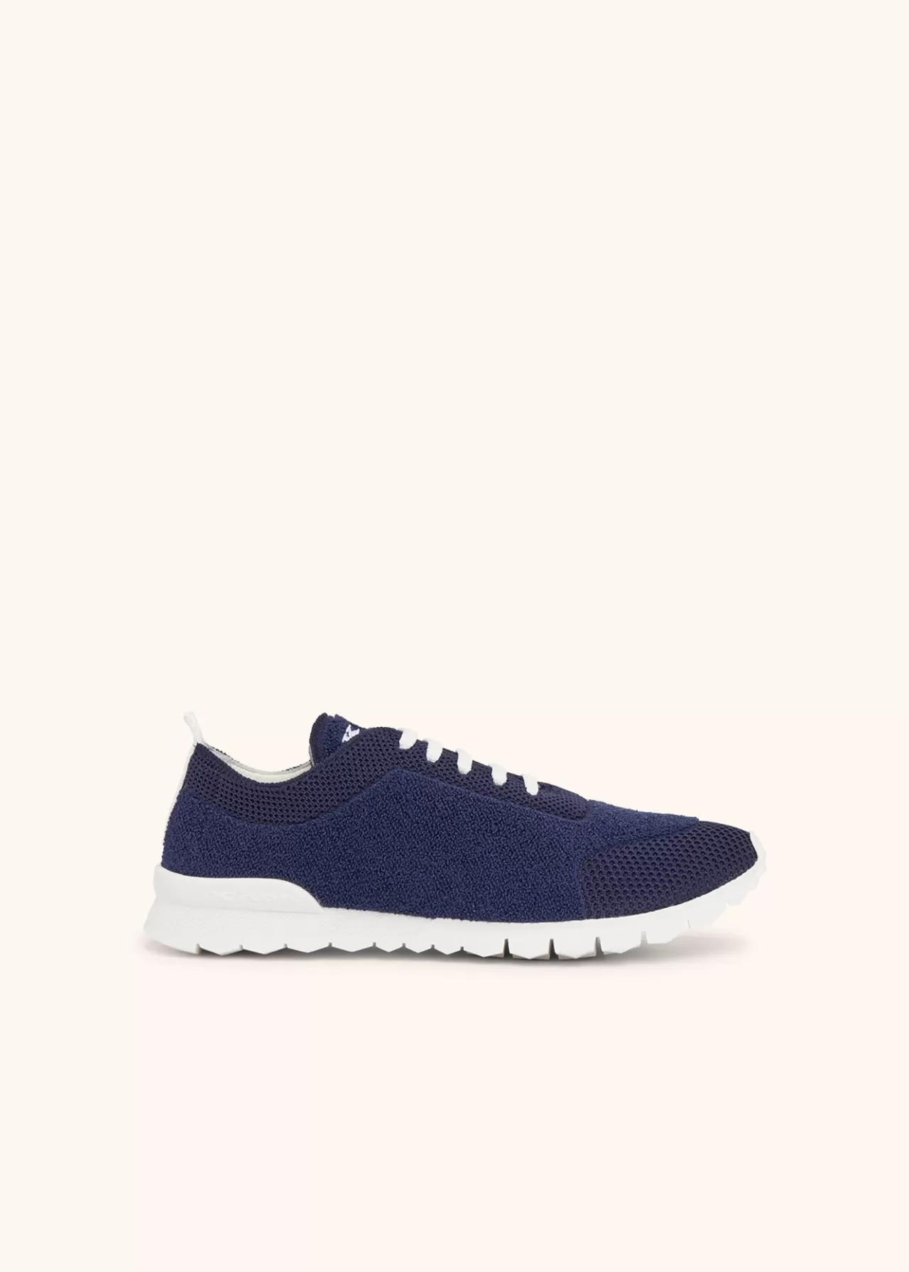 Best Sale Kiton Shoes Polyester Navy Blue