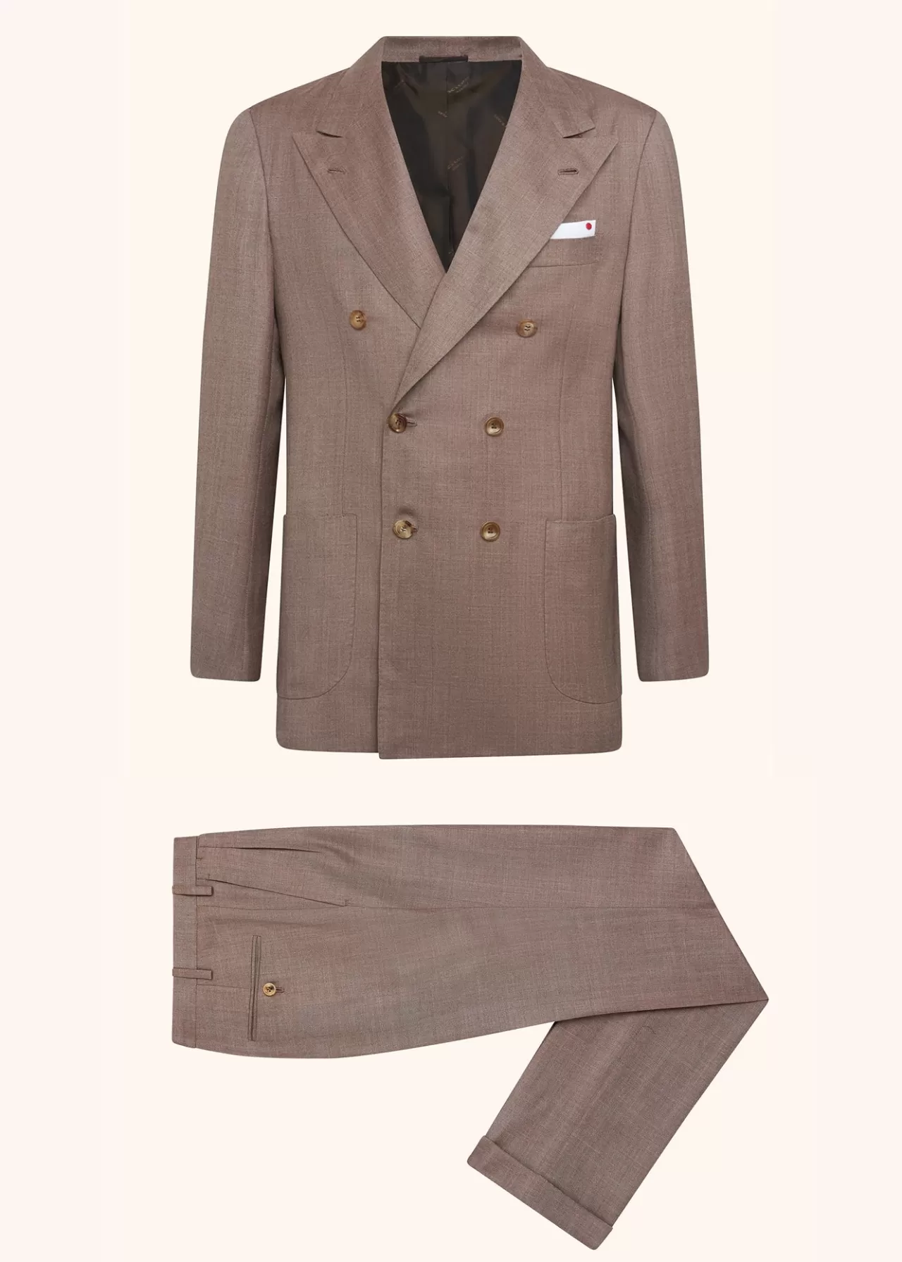 Clearance Kiton Suit Cashmere Beige